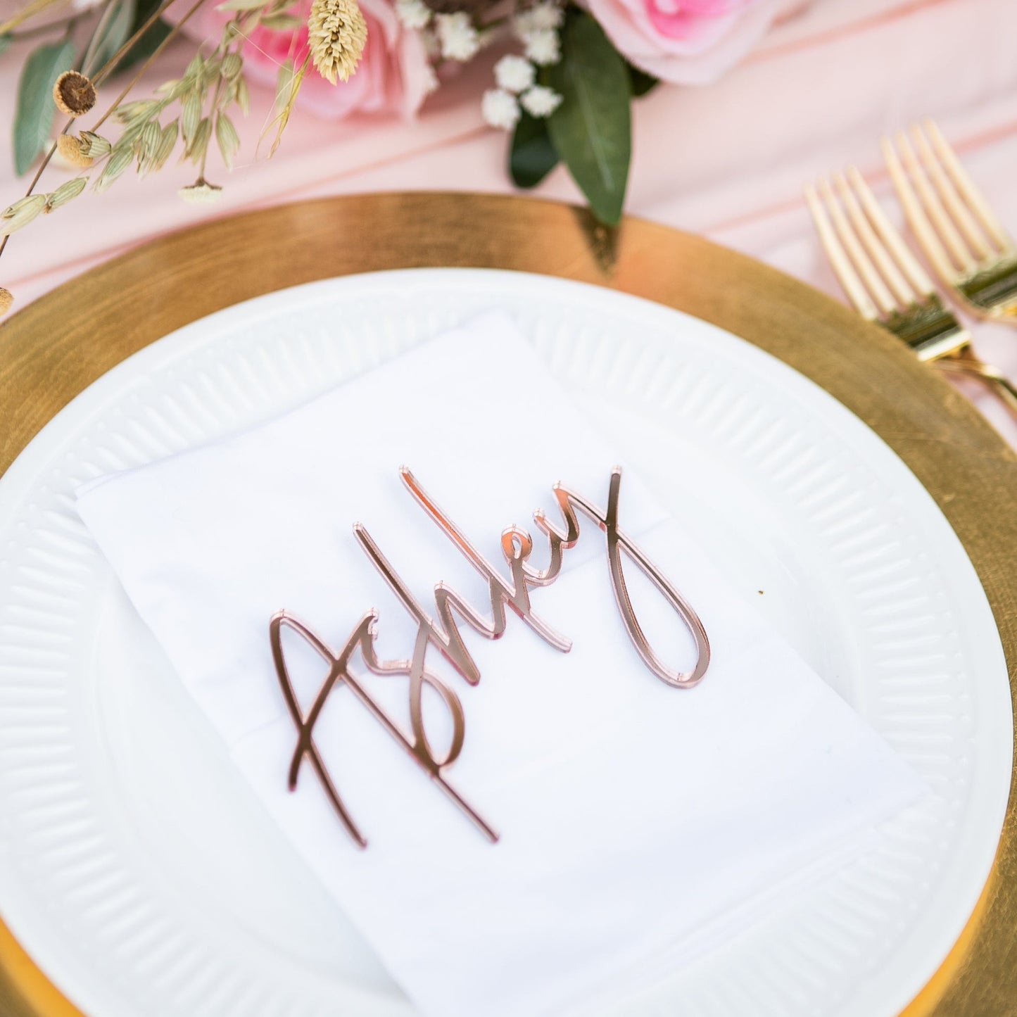 Place Card Name Tags for Plate Names Bridal Shower Dinner Party Plate Names Table Decor Name Tags Placecards for Party Table Signs
