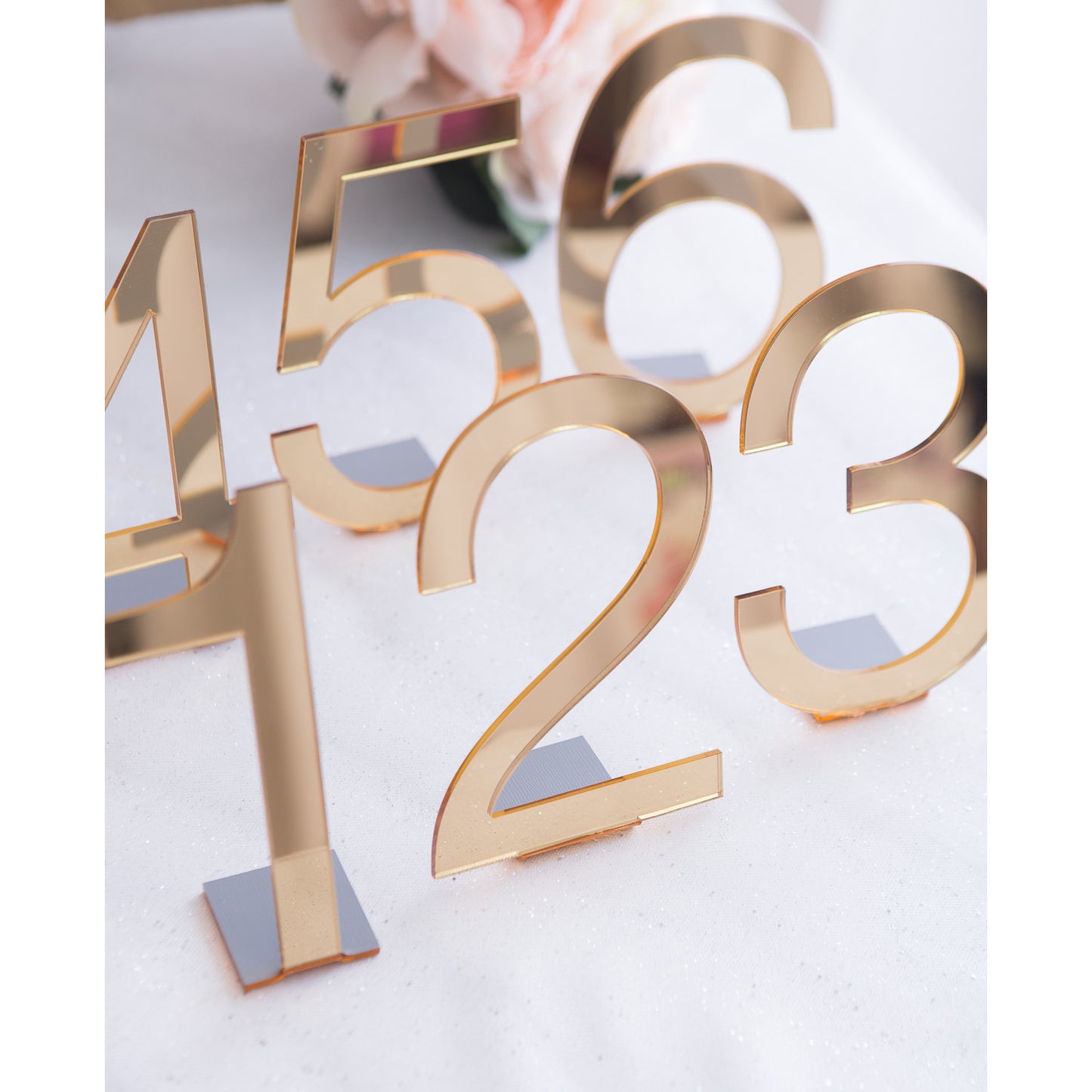 Acrylic Bent Table Numbers