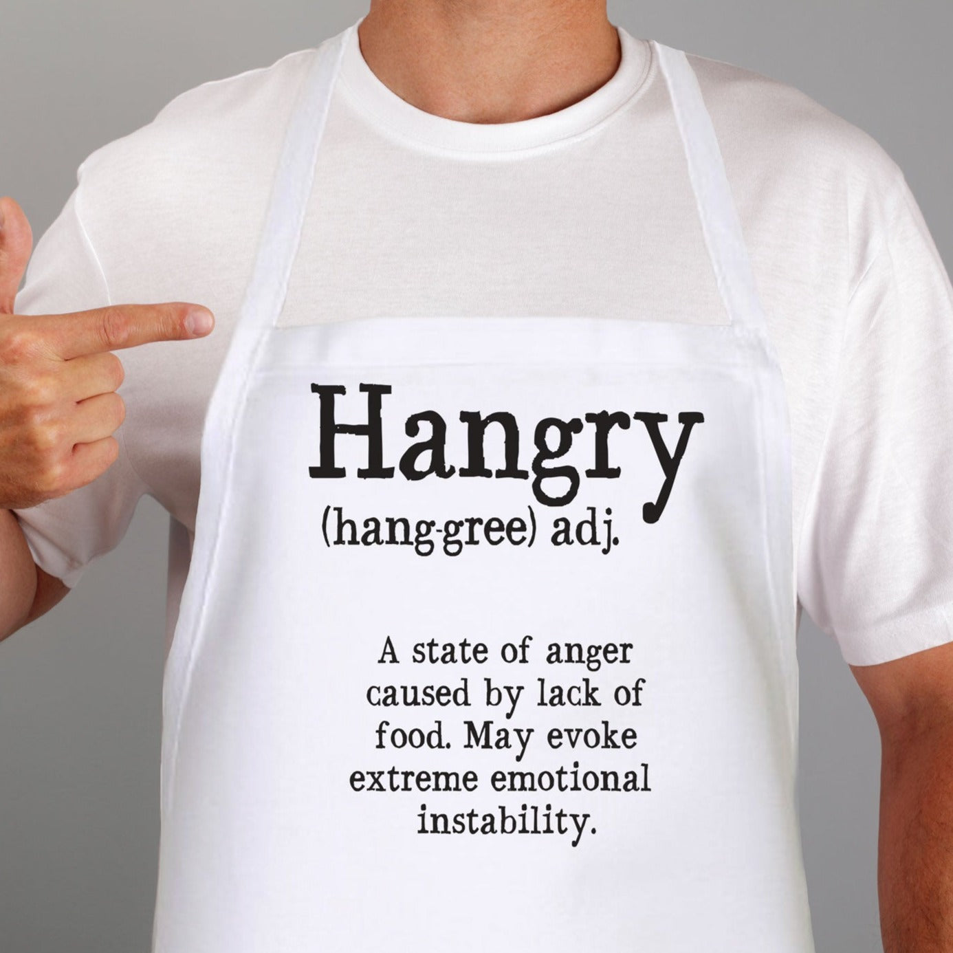 Funny Grilling Apron Hangry – Z Create Design