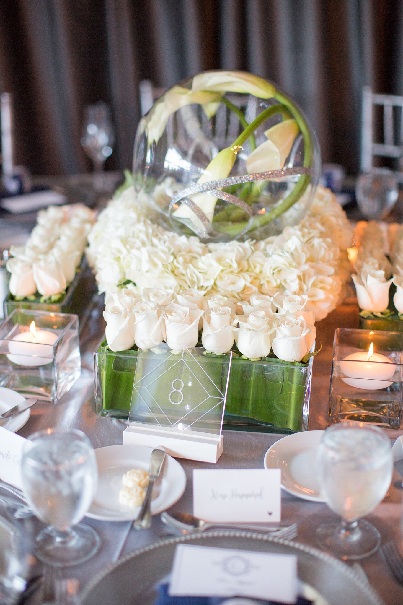 Minimalist Acrylic Table Numbers