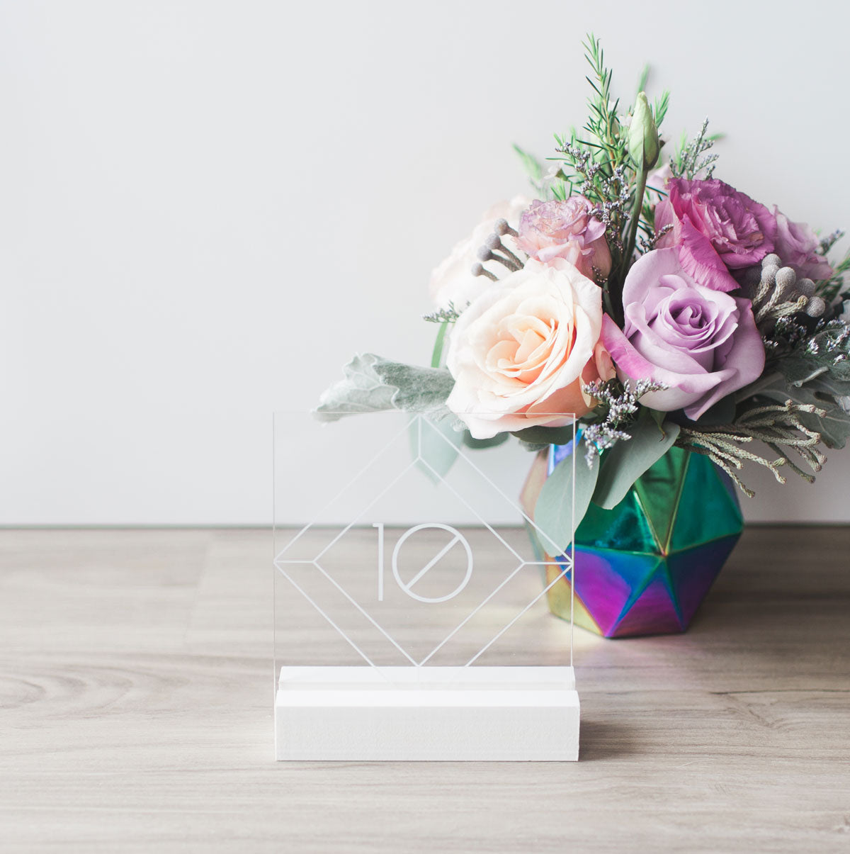 Minimalist Acrylic Table Numbers