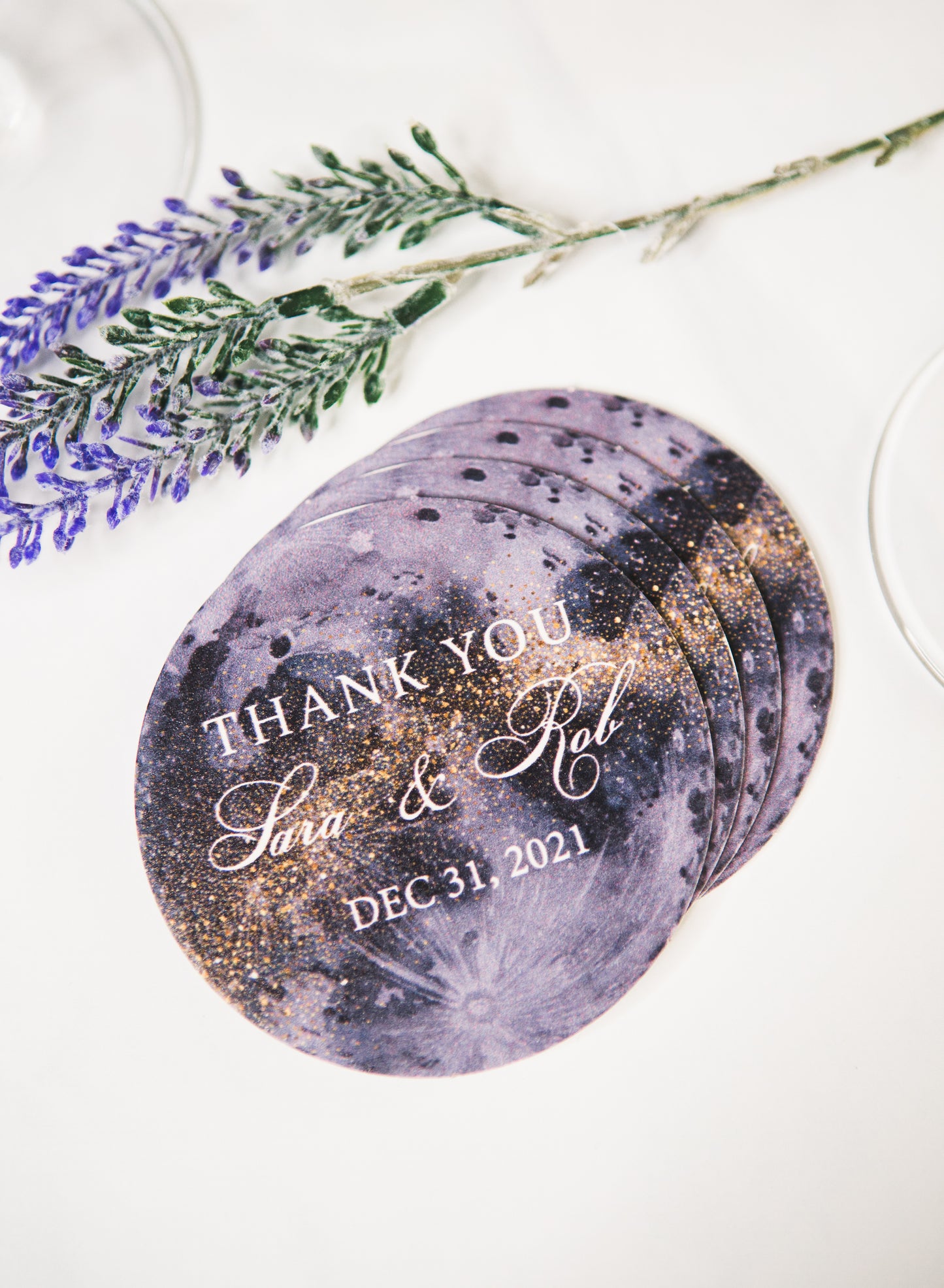Moon Wedding Theme/Wedding Favor Coasters - Wedding Decor Gifts