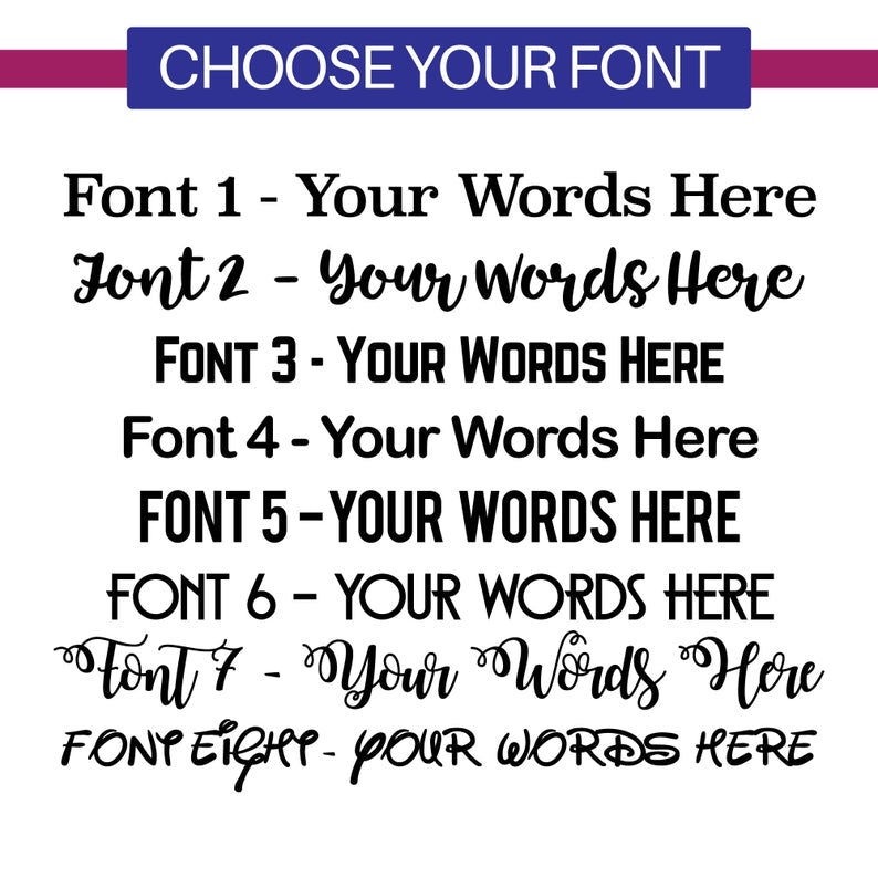 Wood Custom Words and Letters
