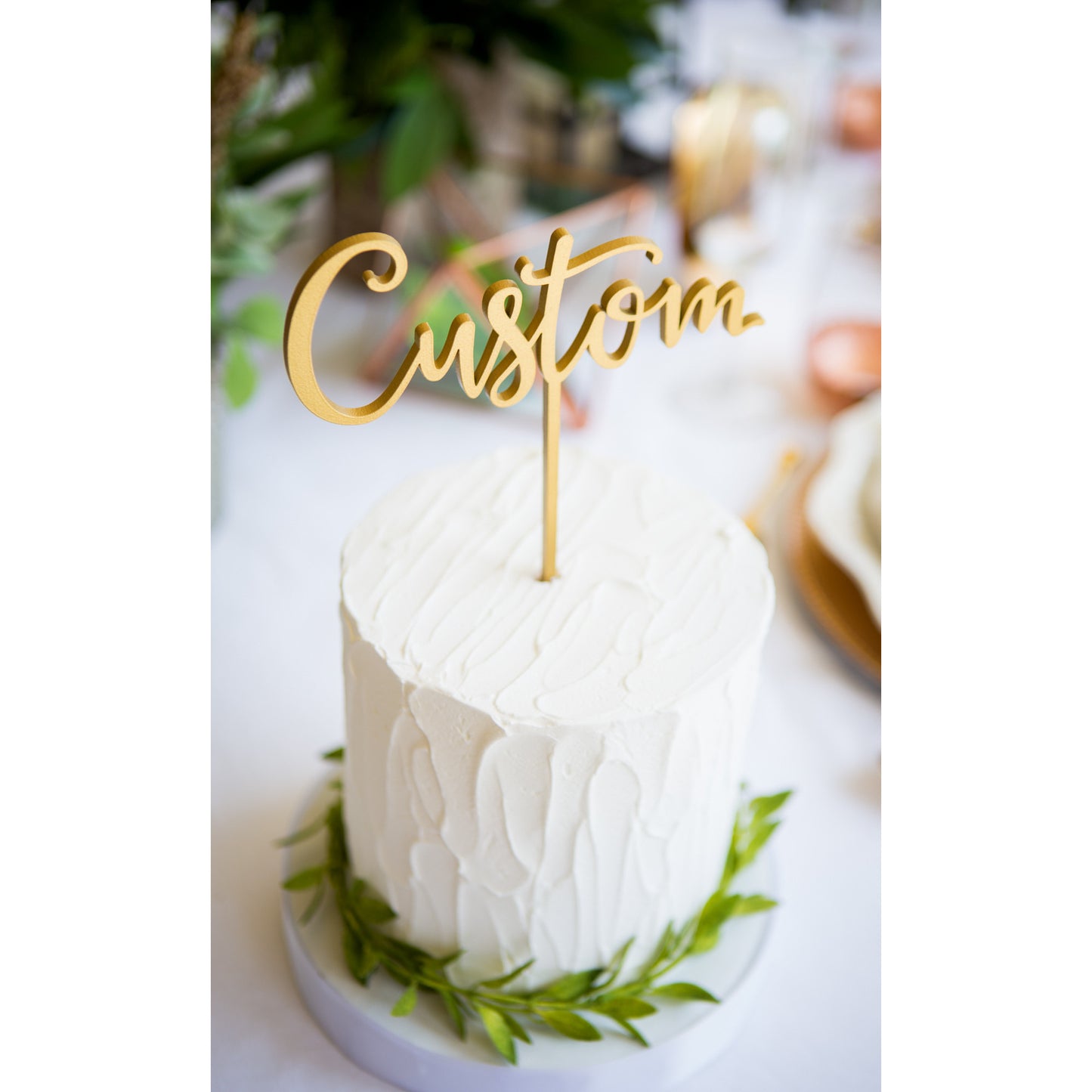 Custom Cake Topper - Wedding Decor Gifts