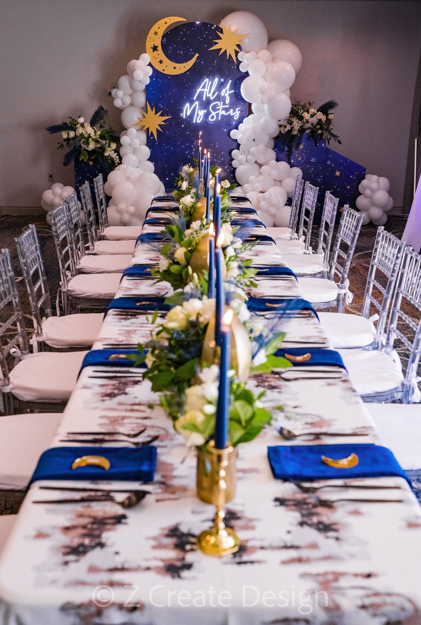 Celestial 4 Piece Lighted Backdrop