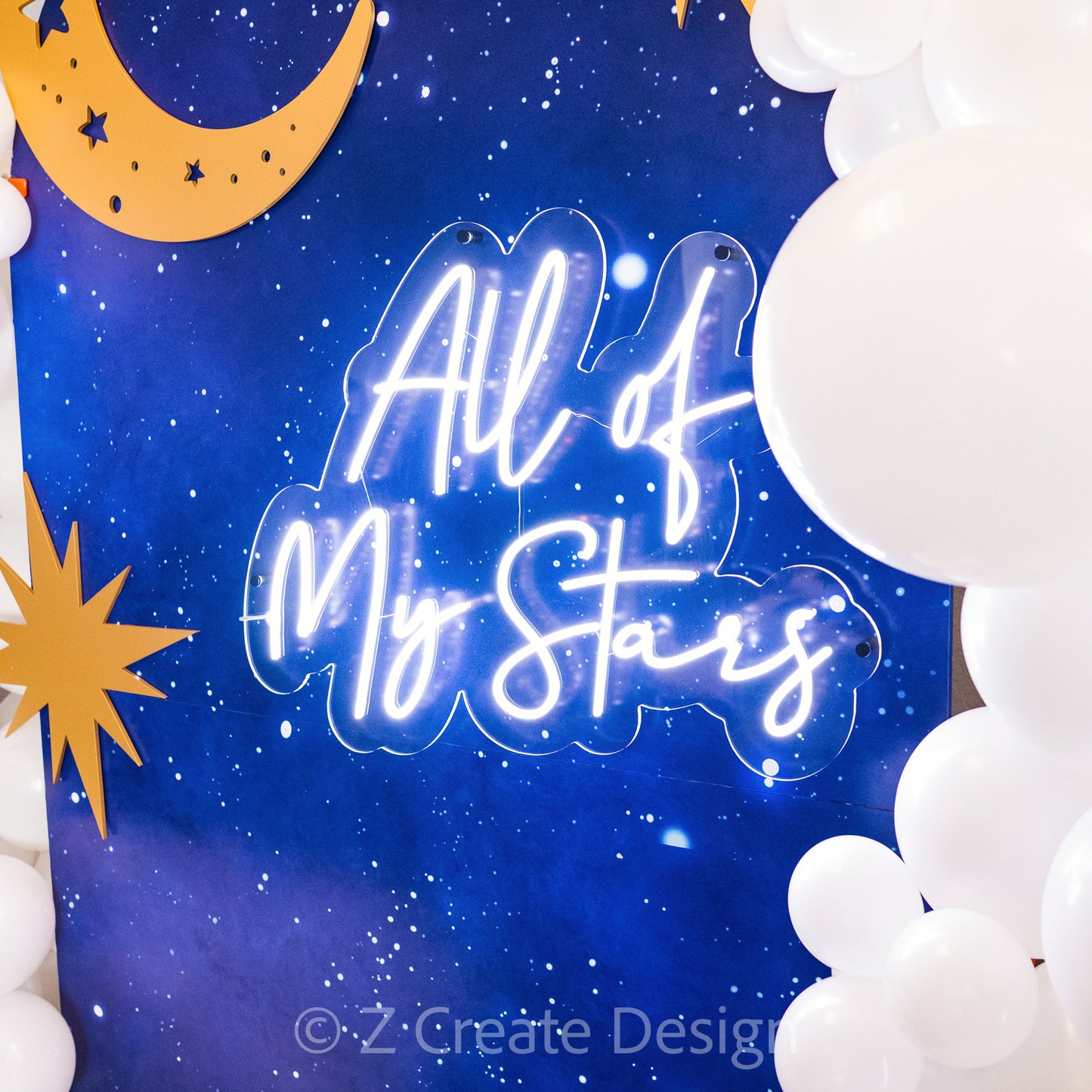 Celestial 4 Piece Lighted Backdrop
