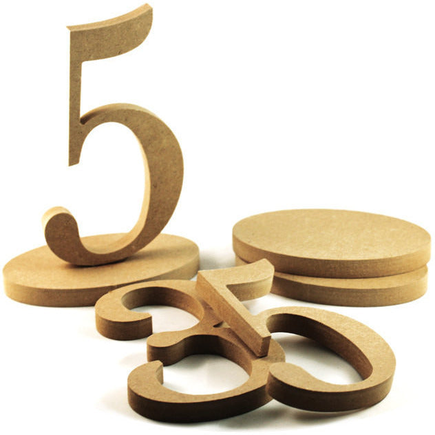 DIY Table Number Kit - Wedding Decor Gifts