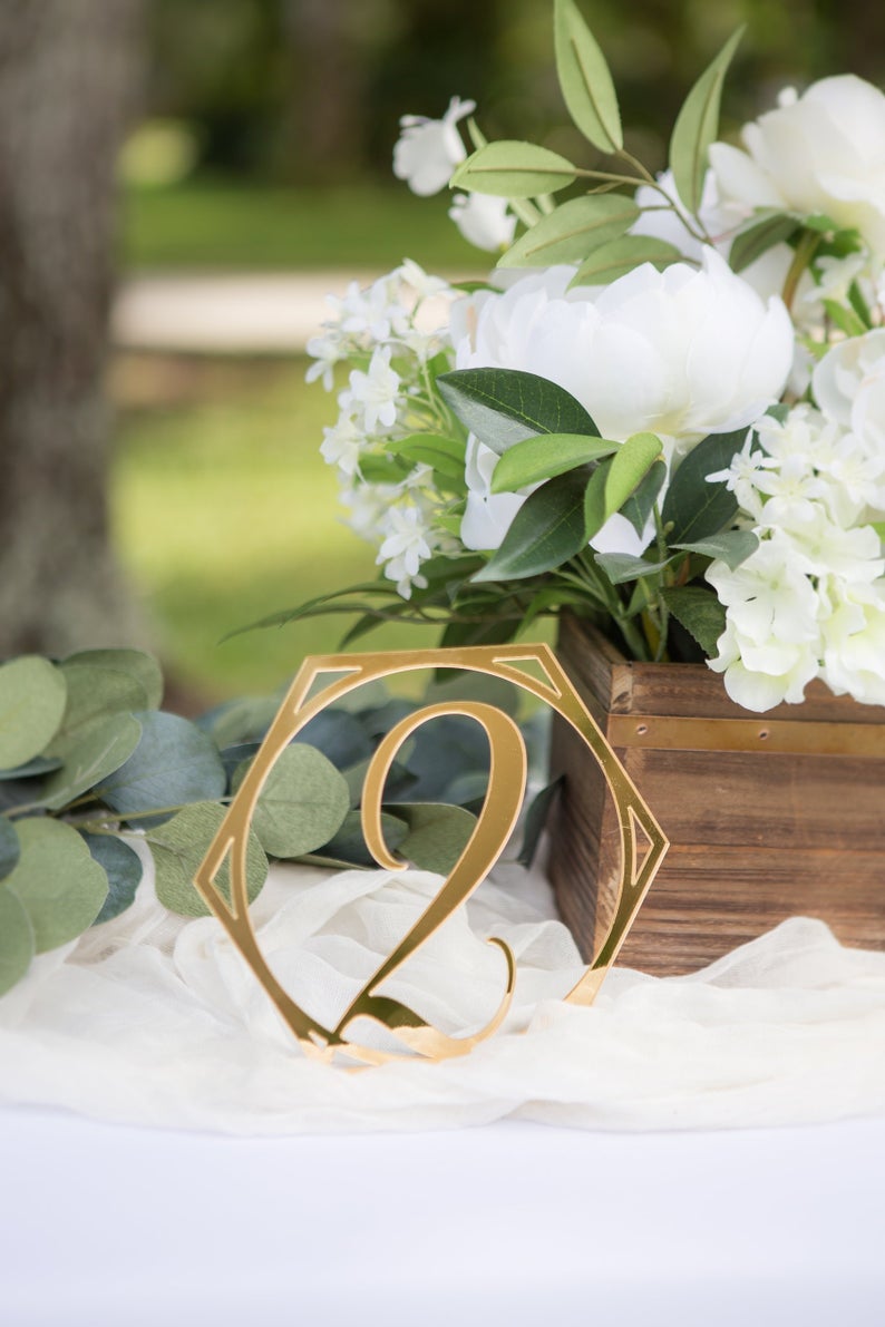 Fairytale Wedding Table Numbers - Wedding Decor Gifts