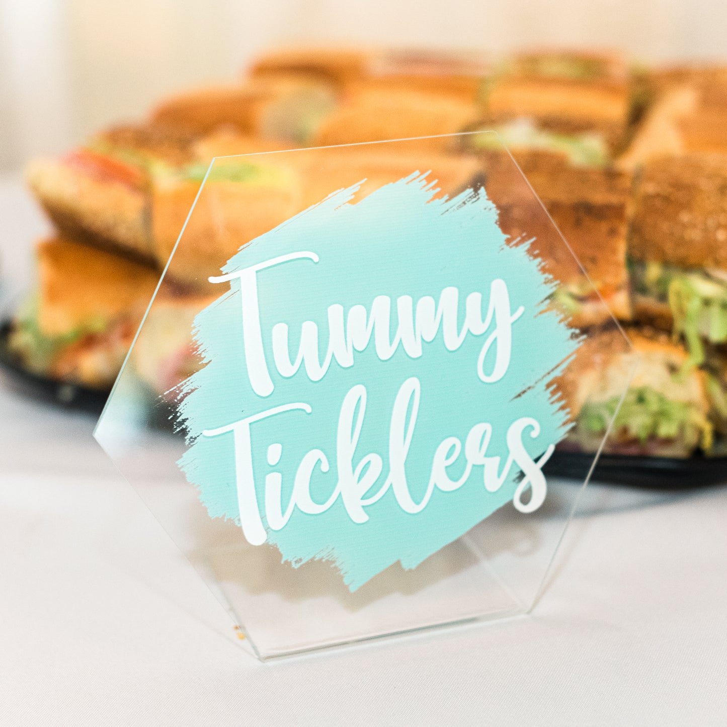 Food Name Sign Labels