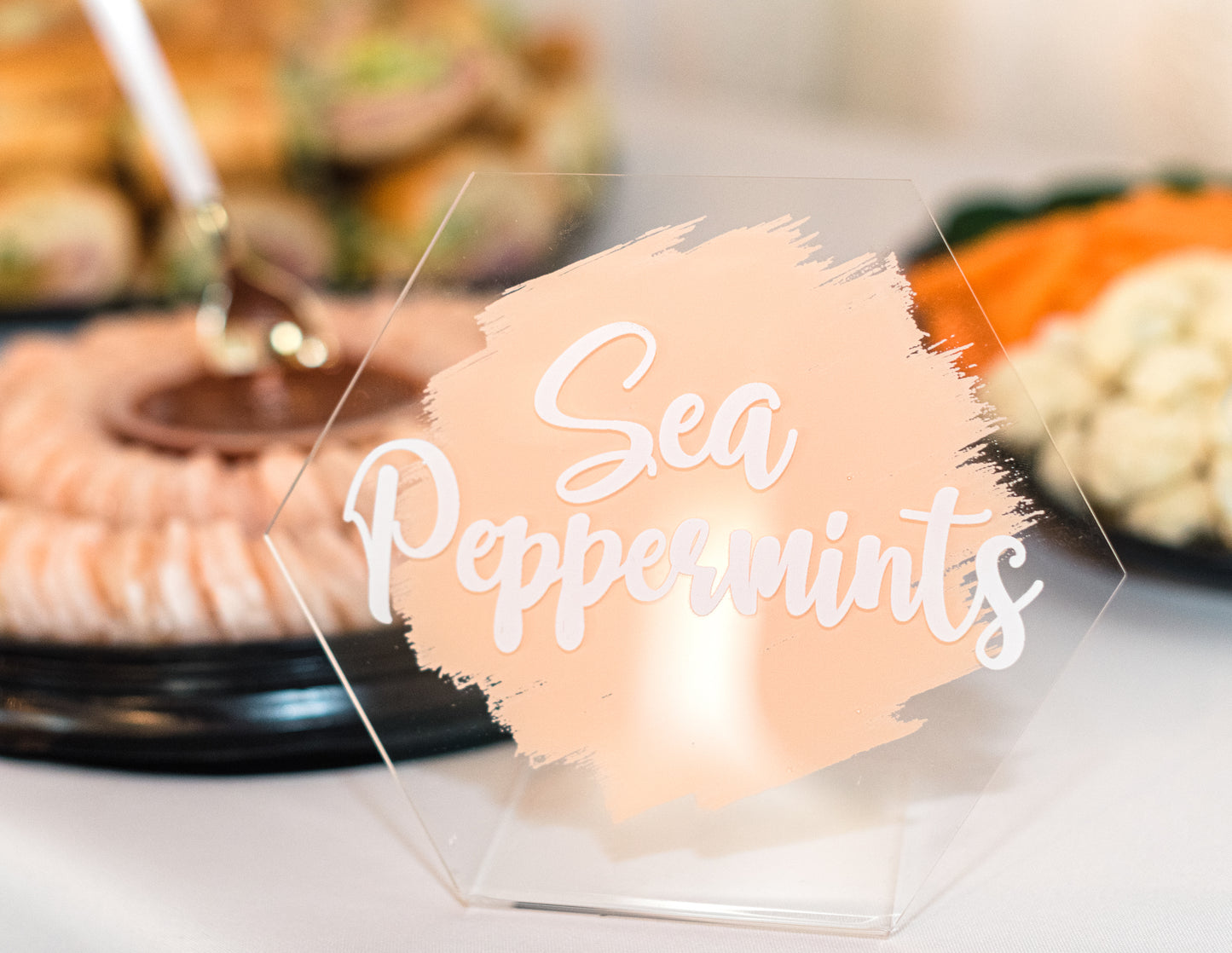 Food Name Sign Labels