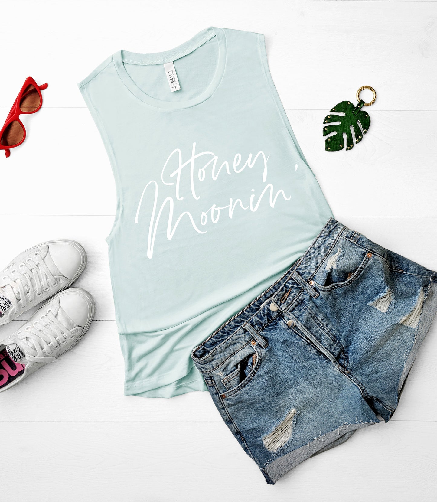 Honeymoon Shirt Tank Top 'Honeymoonin' - Wedding Decor Gifts