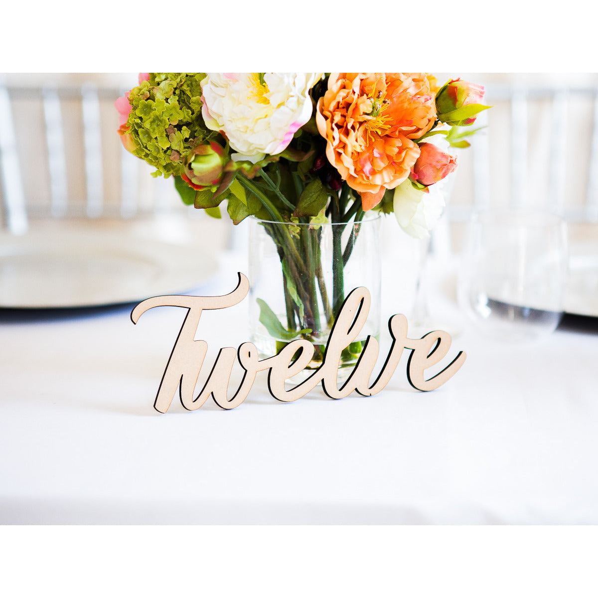 Word Table Number Word Signs - Wedding Decor Gifts