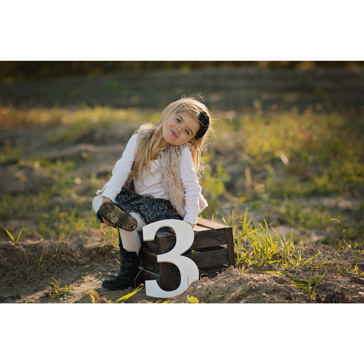 3 Sign Children's Photo Prop for 3rd Birthday - Wedding Decor Gifts