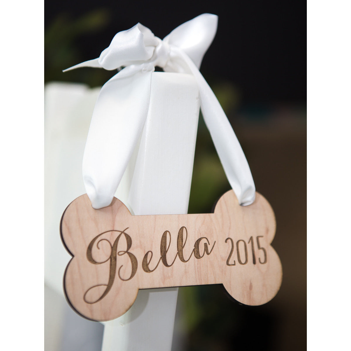 Personalized Pet Christmas Ornament Dogbone - Wedding Decor Gifts