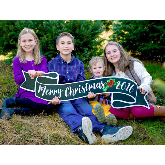 Merry Christmas Sign & Photo Prop - Wedding Decor Gifts