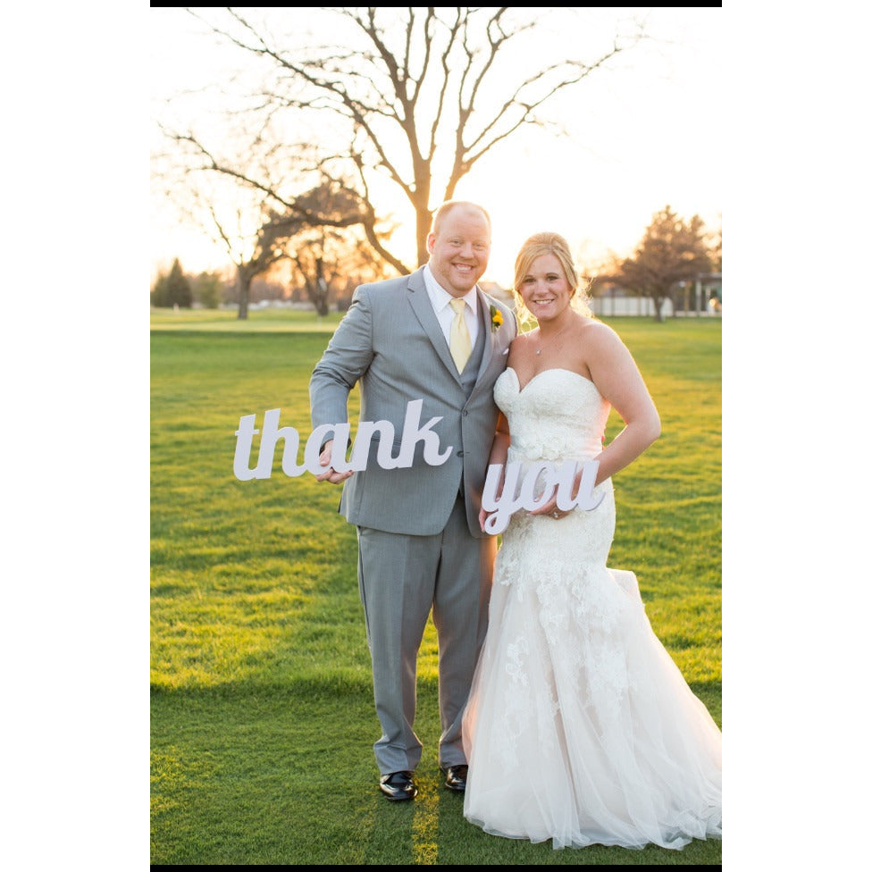 "Thank You" Wedding Sign - Wedding Decor Gifts
