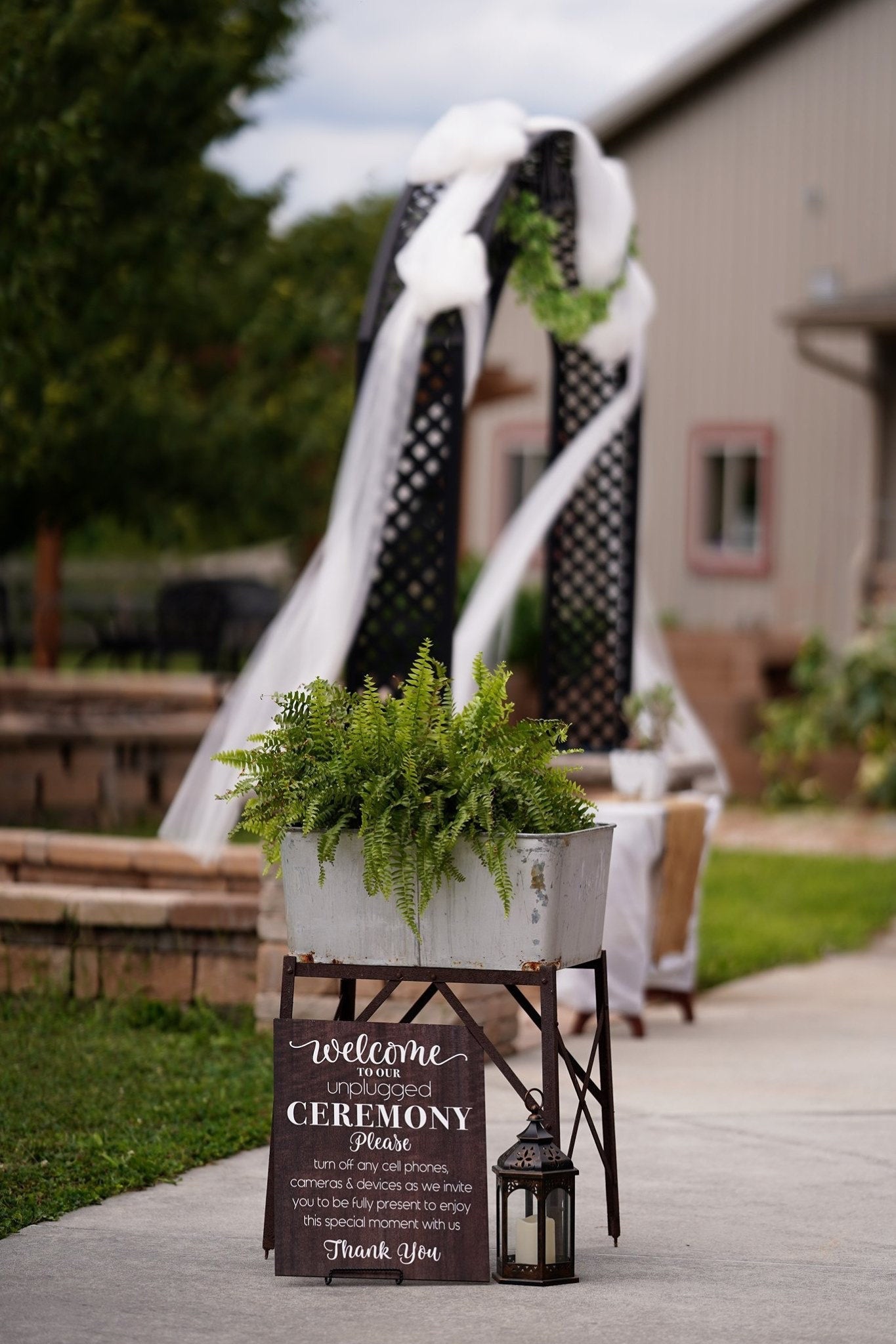 Unplugged Ceremony Sign - Wedding Decor Gifts