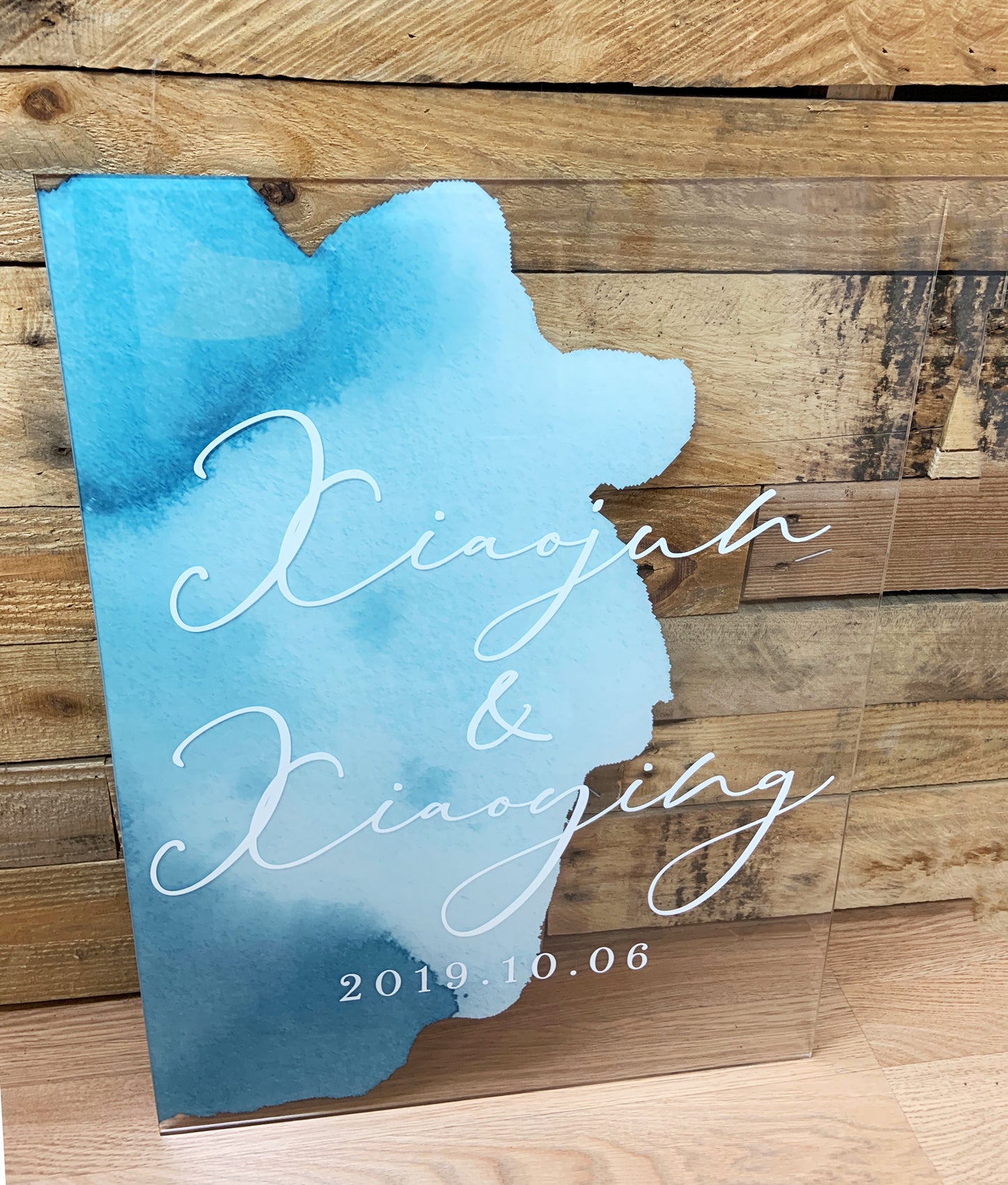 Watercolor Wedding Welcome Sign - Wedding Decor Gifts