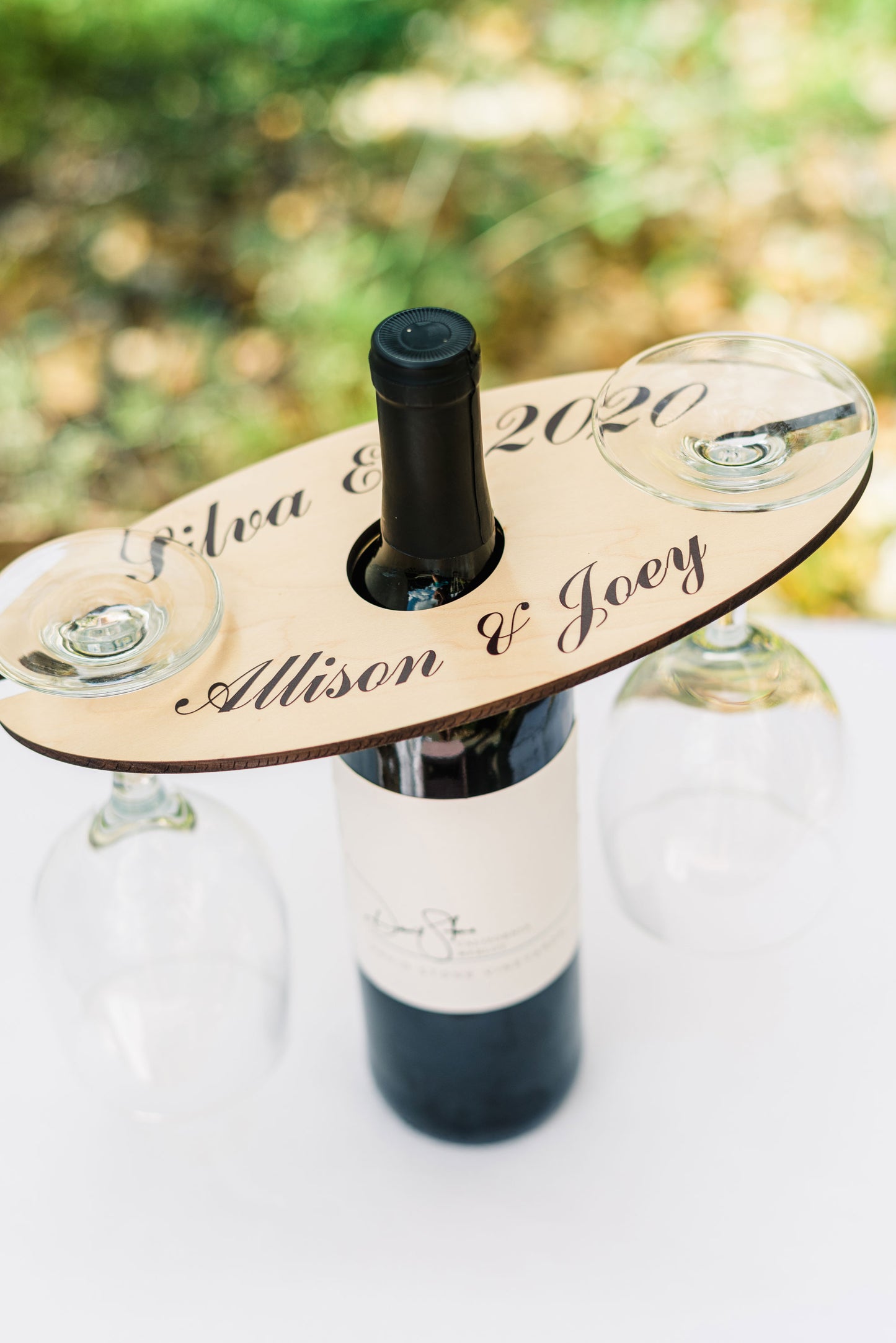 Personalized Wine Holder Gift