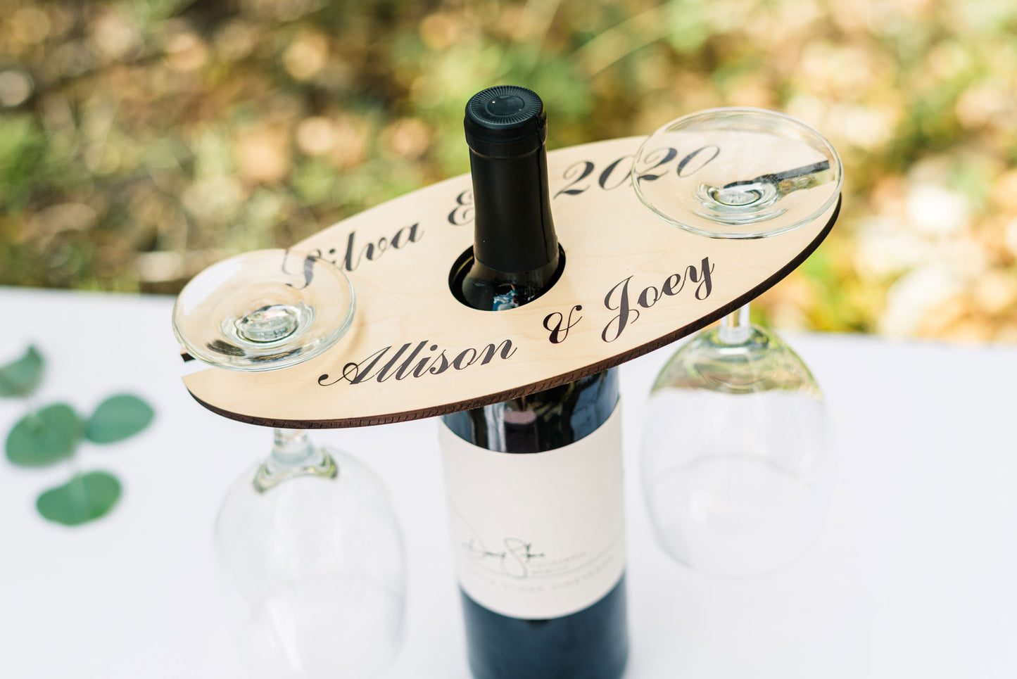 Personalized Wine Holder Gift