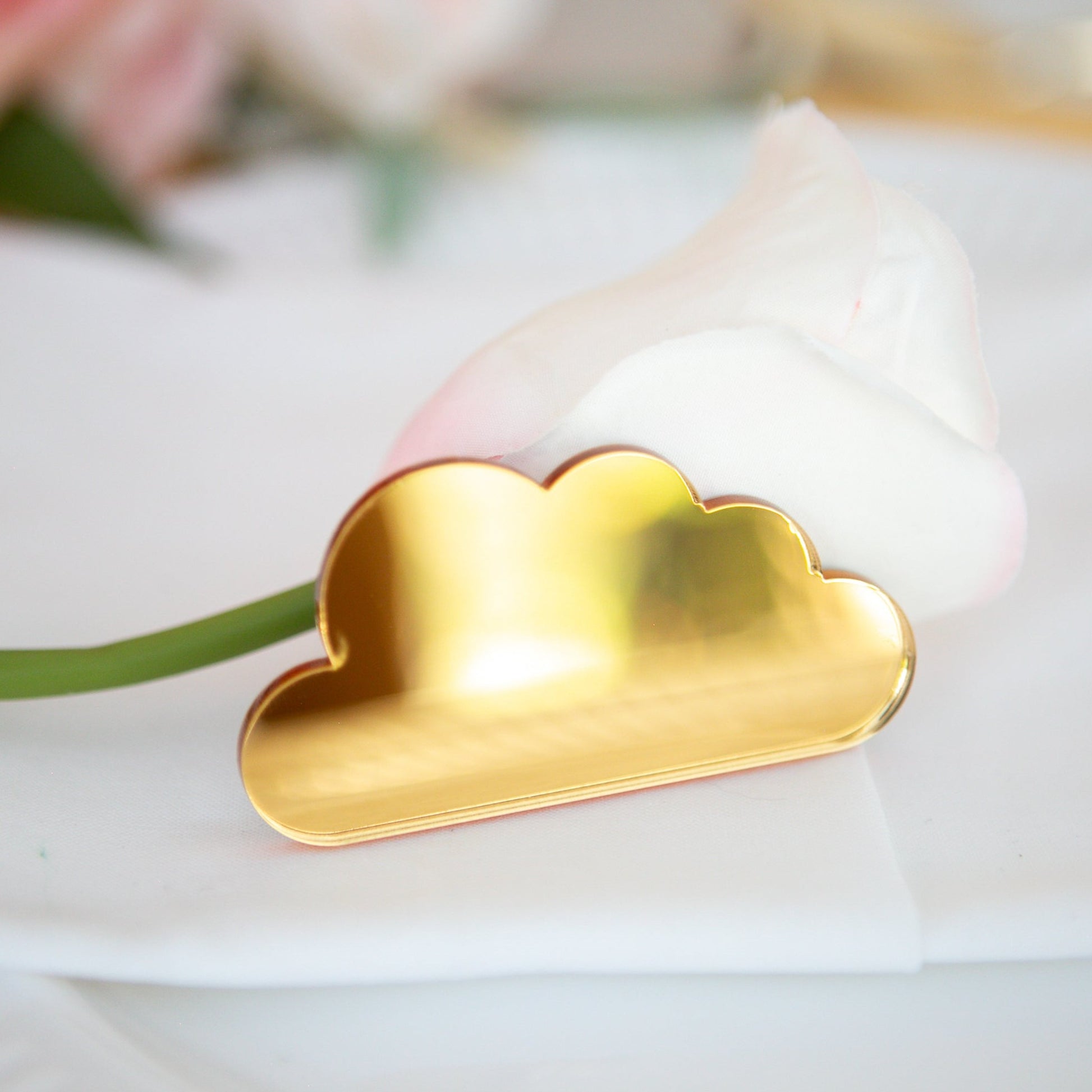 Cloud Name Place Card Name Tag Charms Party Favor Name Card Table Number Tags for Place Cards Bridal Shower or Baby Shower Table Decor