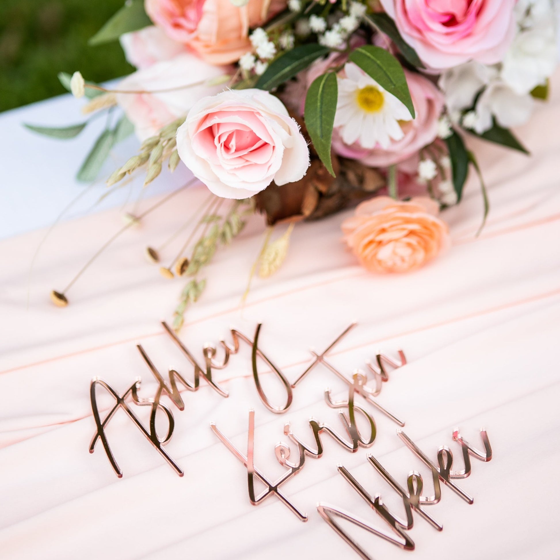 Acrylic Name Cutouts – Z Create Design - Main Image