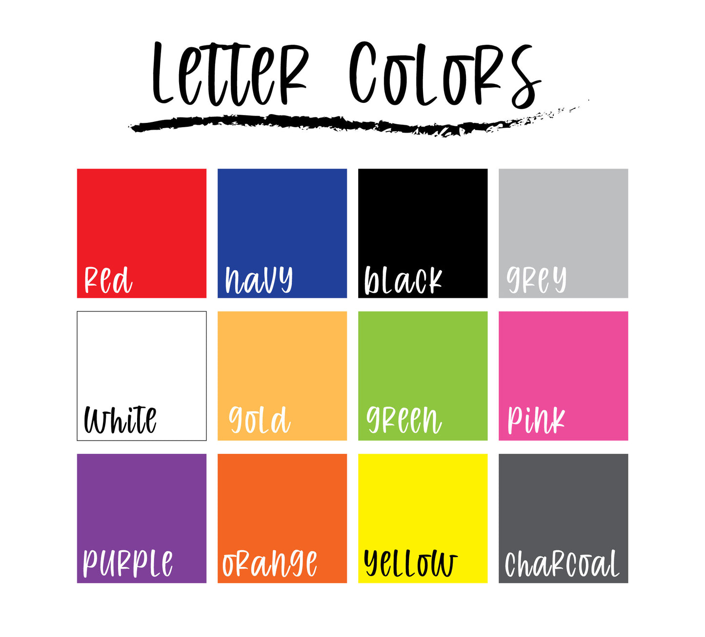 Yard Signs Letters & Numbers