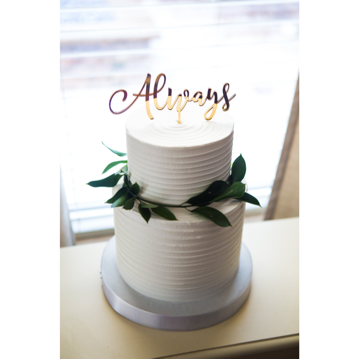 Wedding Cake Topper "Always" - Wedding Decor Gifts