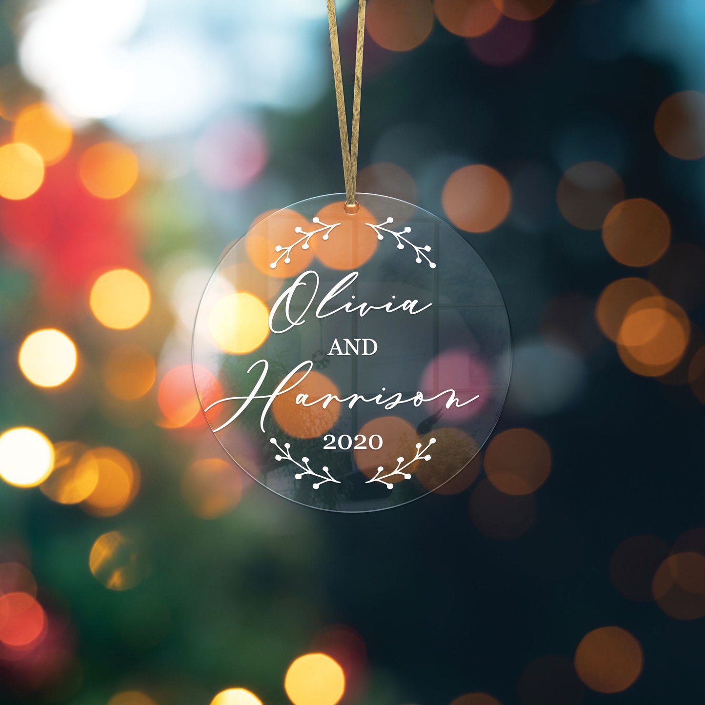 Couples' Christmas Ornament