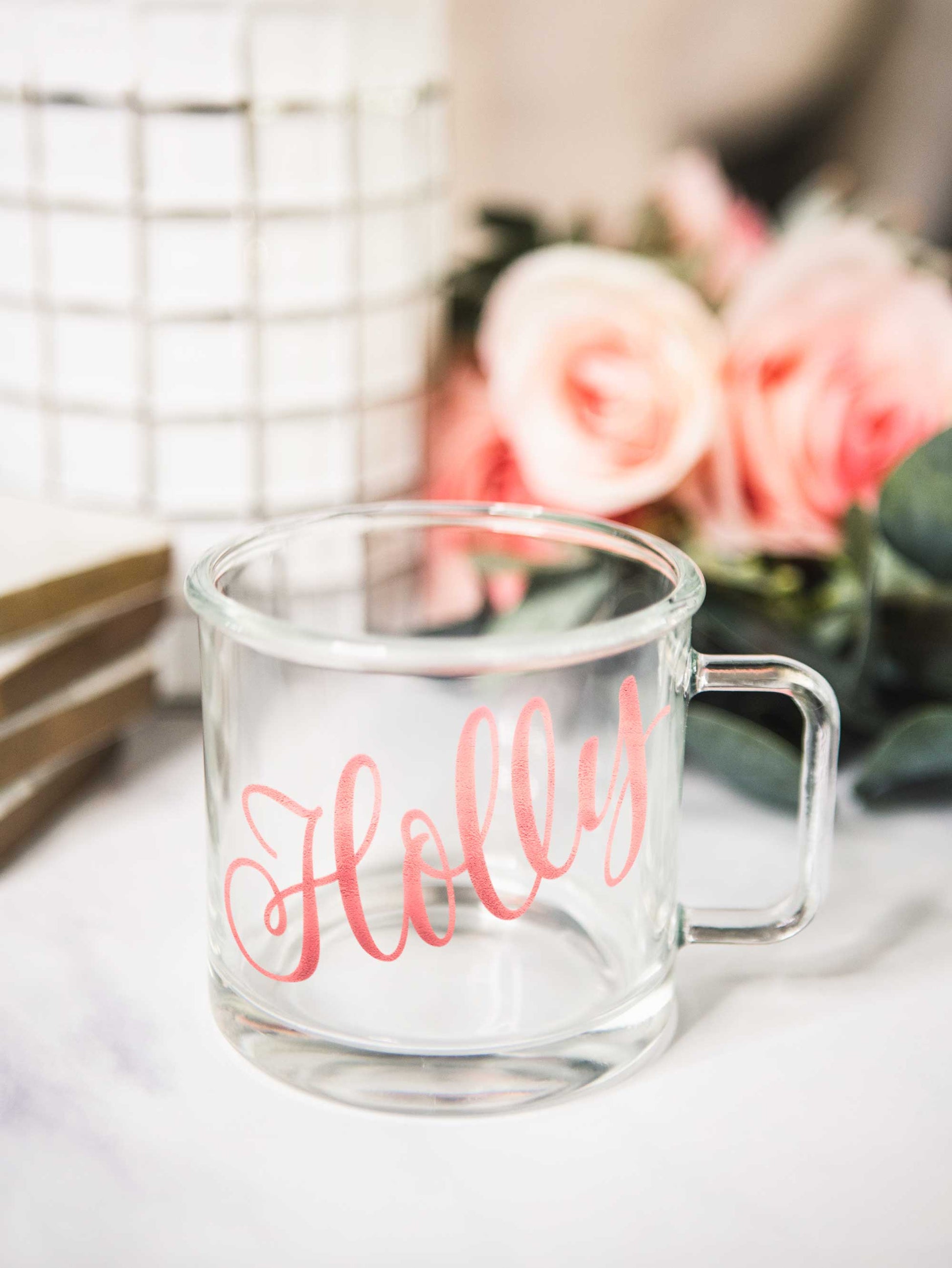 Modern Camping Mug with Name - Wedding Decor Gifts