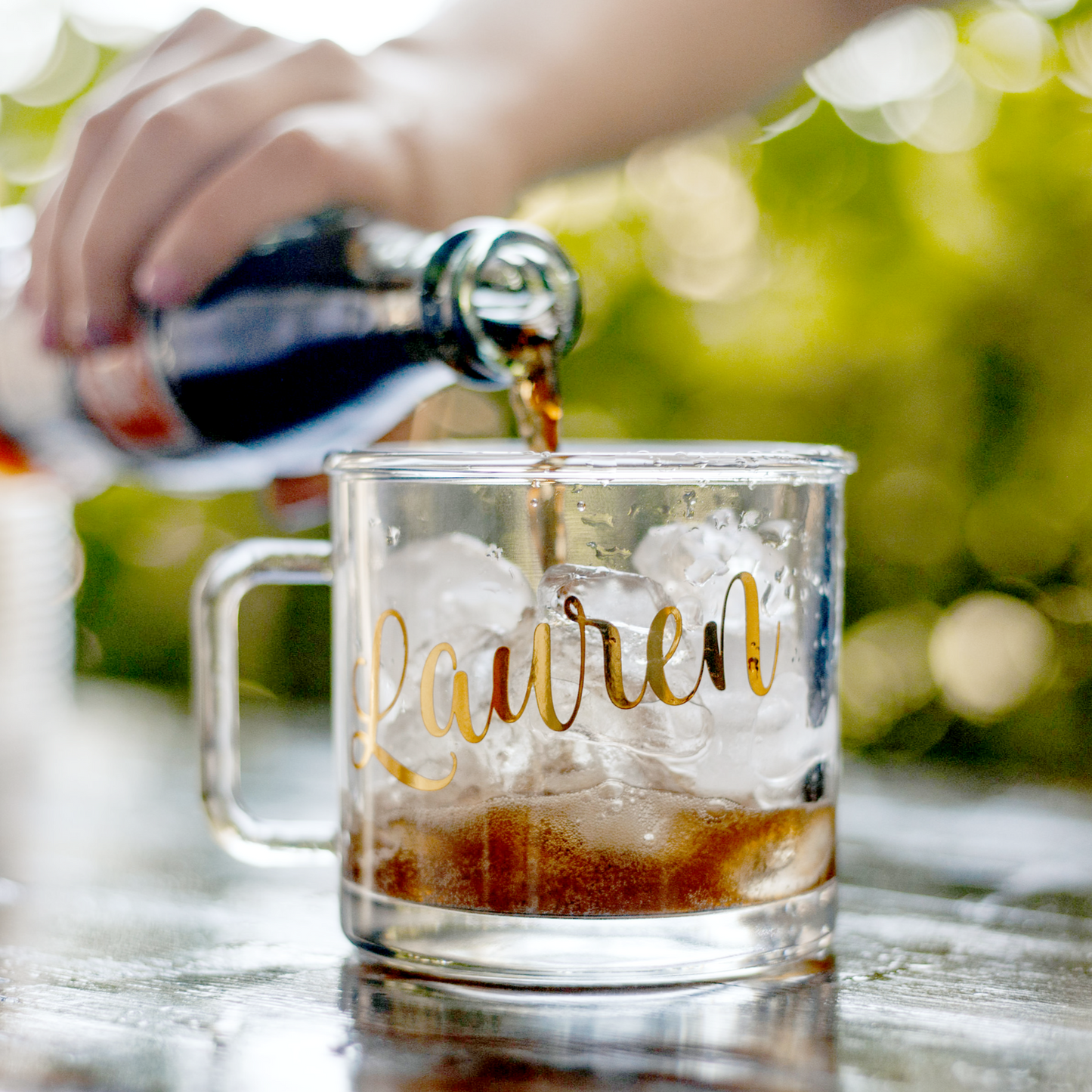 Modern Camping Mug with Name