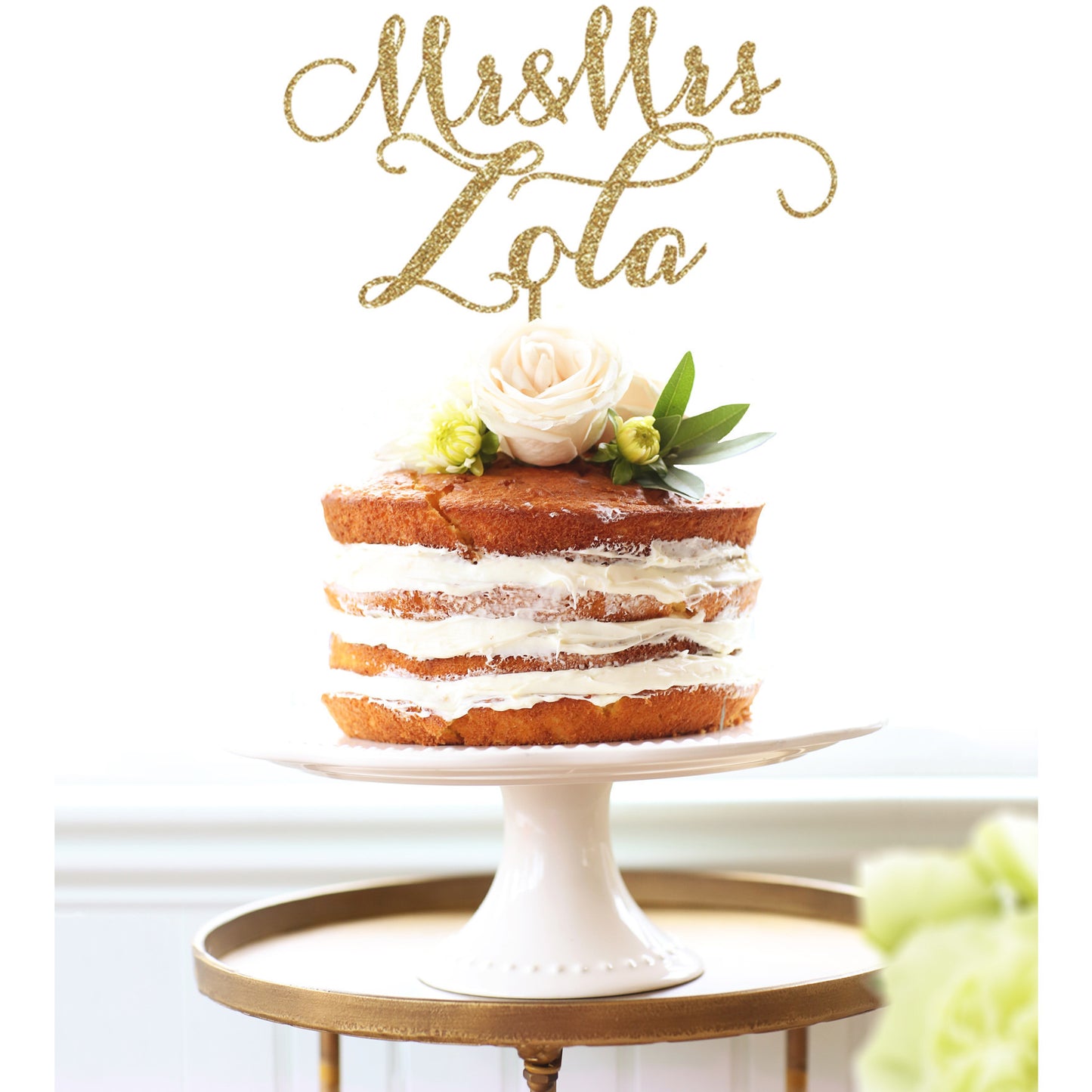 Personalized Wedding Cake Topper - Wedding Decor Gifts