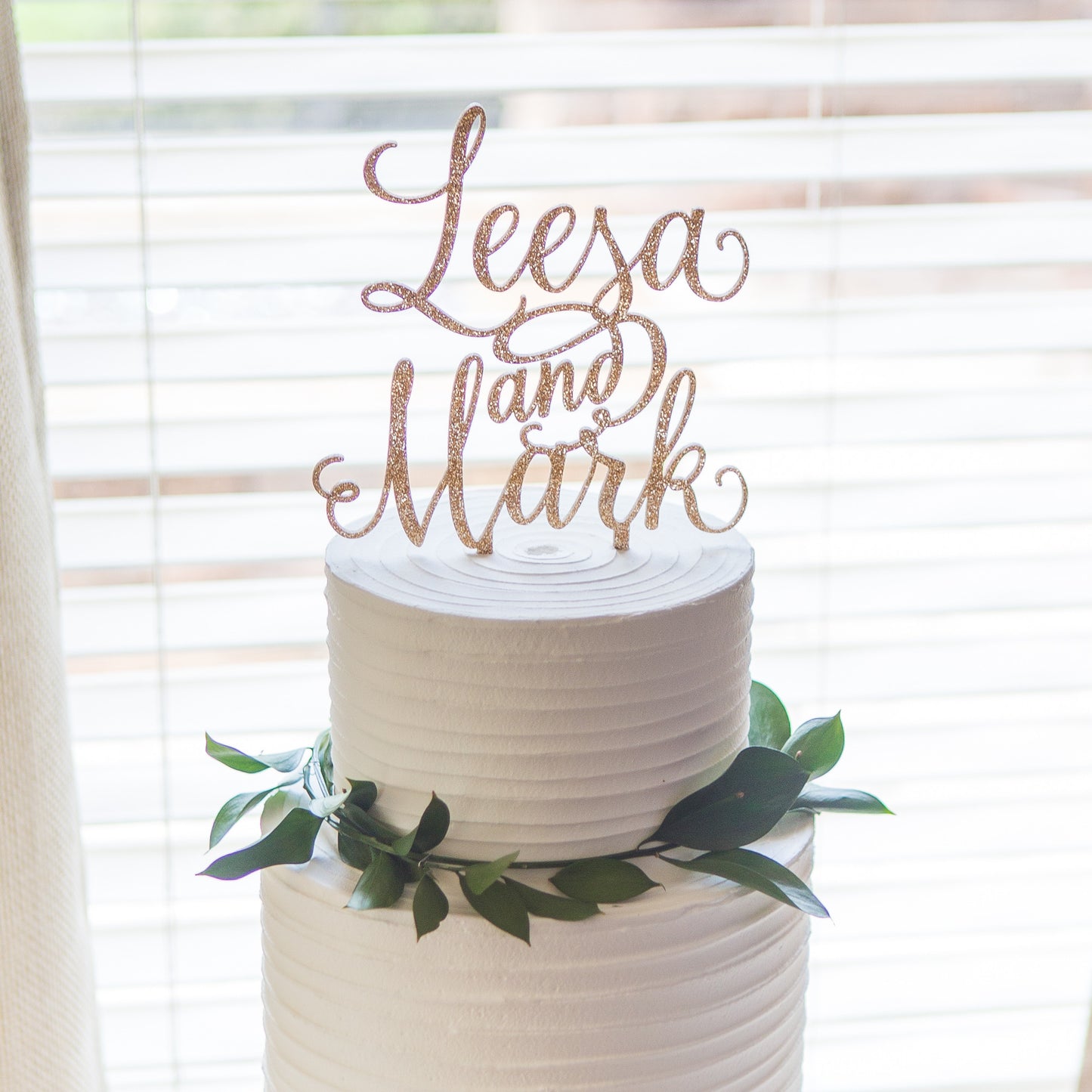 Personalized Names Cake Topper - Wedding Decor Gifts