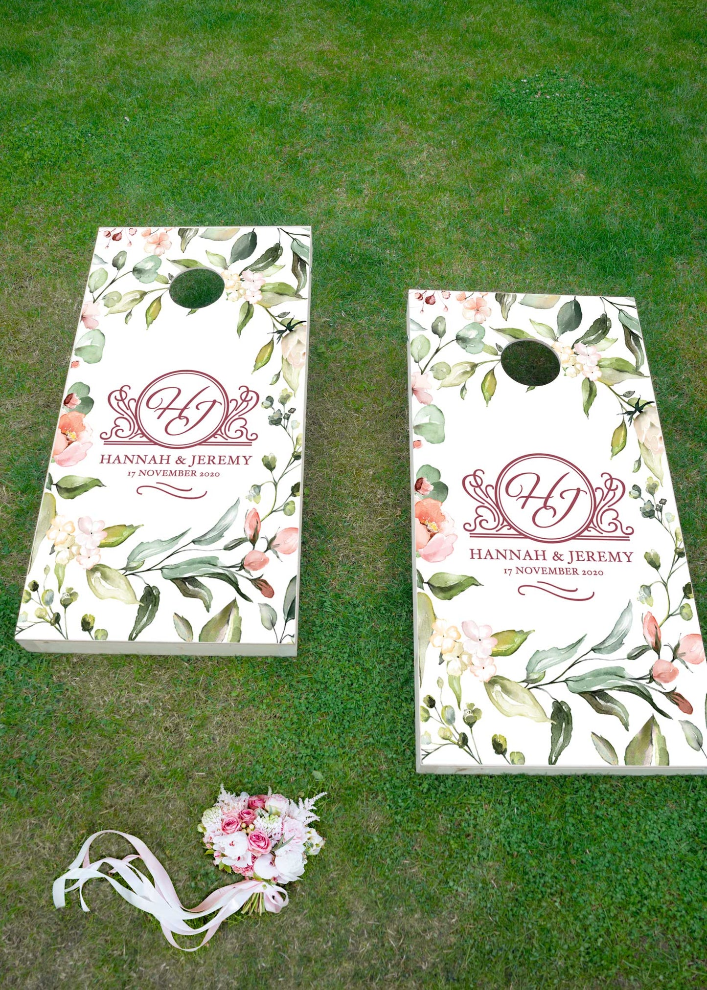 Wedding Cornhole Board Wraps - Wedding Decor Gifts