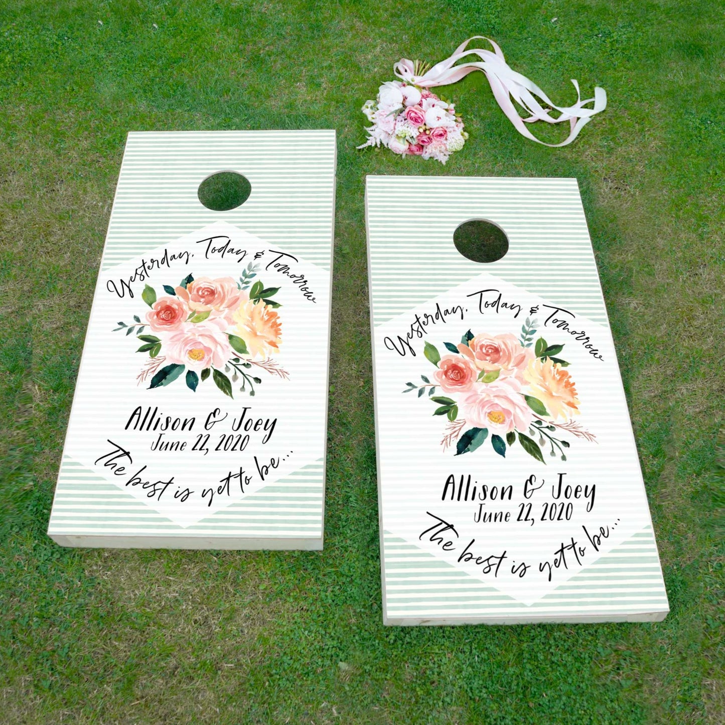 Wedding Cornhole Board Wraps - Wedding Decor Gifts