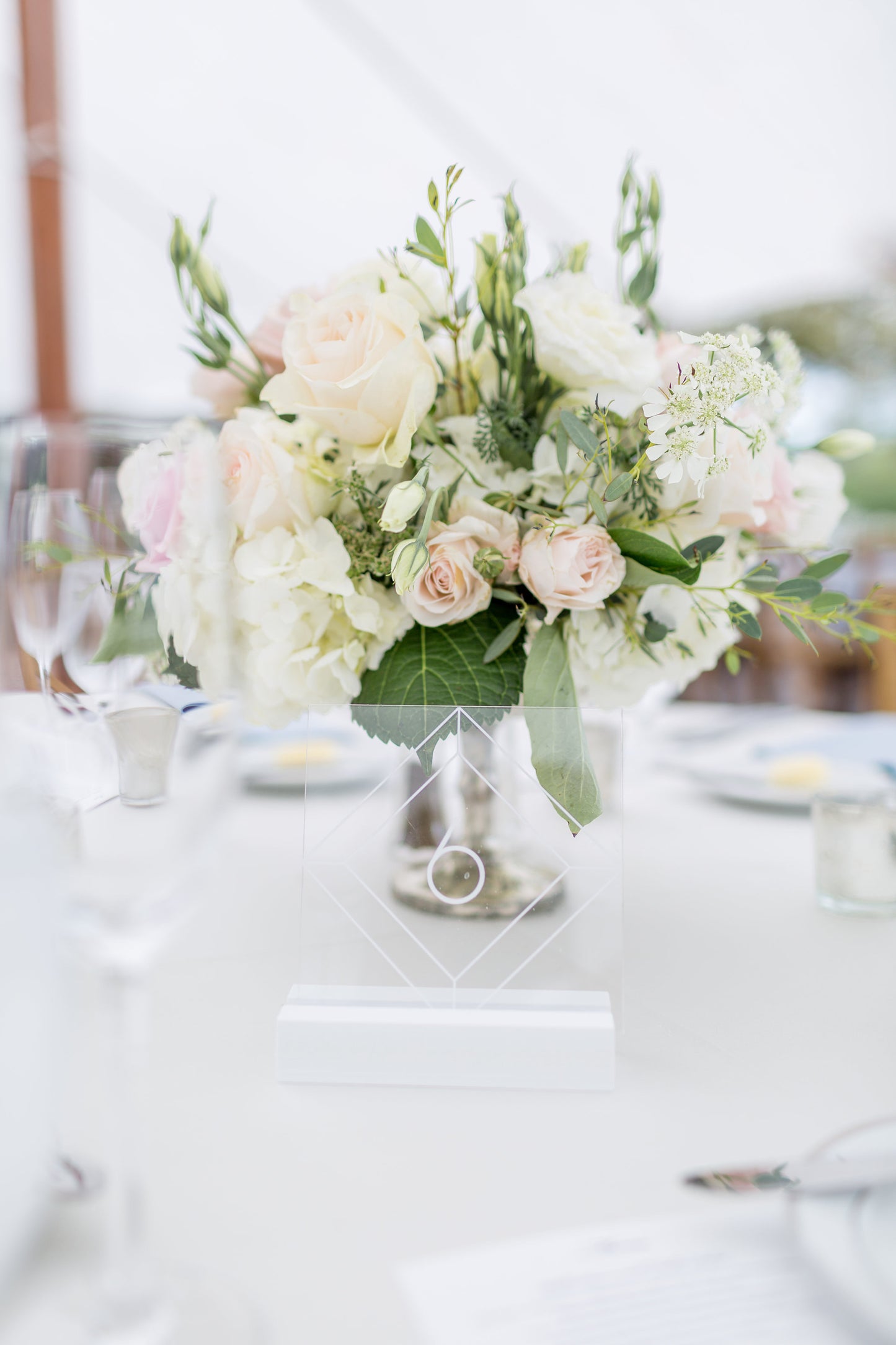 Minimalist Acrylic Table Numbers