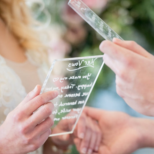 Clear Acrylic Pieces for DIY Wedding - Wedding Decor Gifts