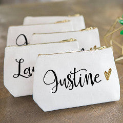 Personalized Makeup Bag - Wedding Decor Gifts