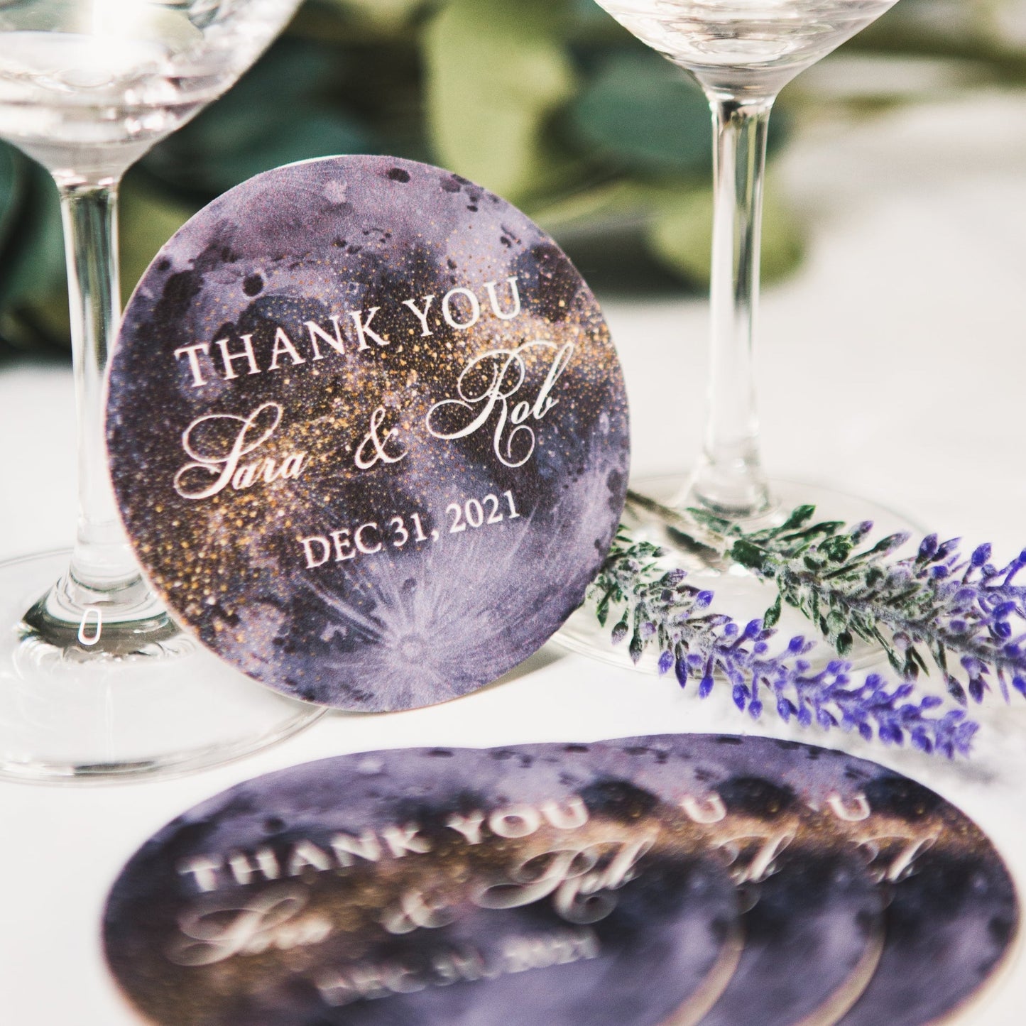 Moon Wedding Theme/Wedding Favor Coasters - Wedding Decor Gifts