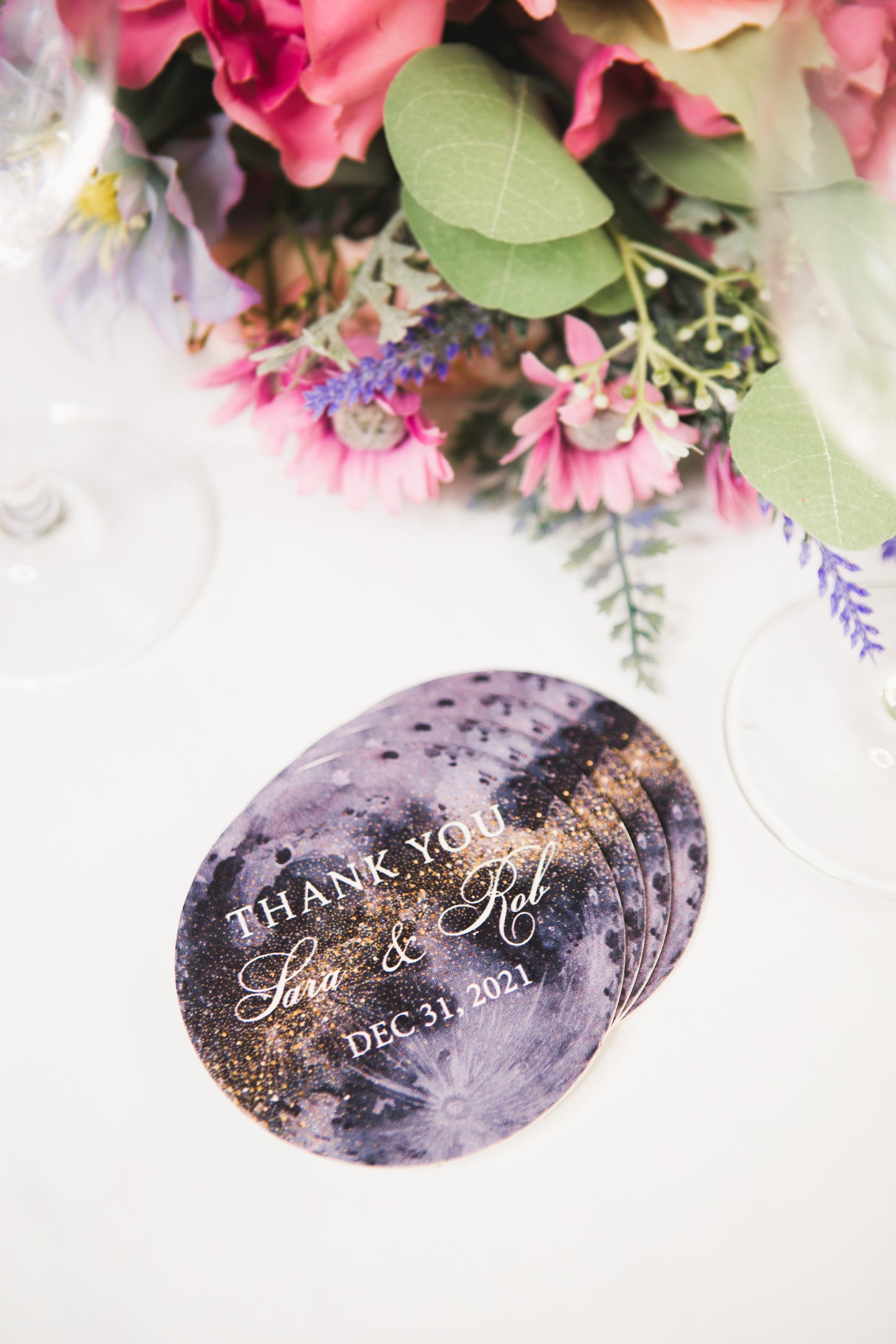 Moon Wedding Theme/Wedding Favor Coasters - Wedding Decor Gifts