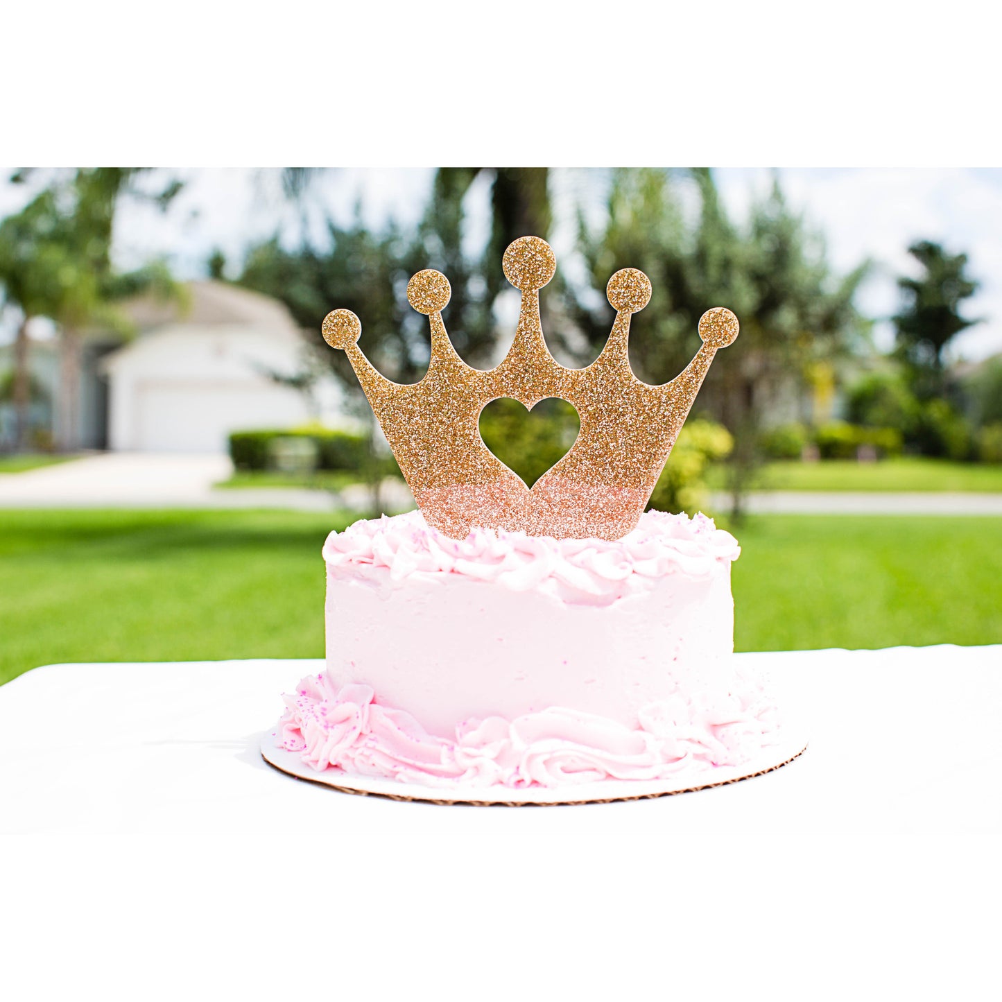 Crown Princess Cake Topper for Birthday - Wedding Decor Gifts