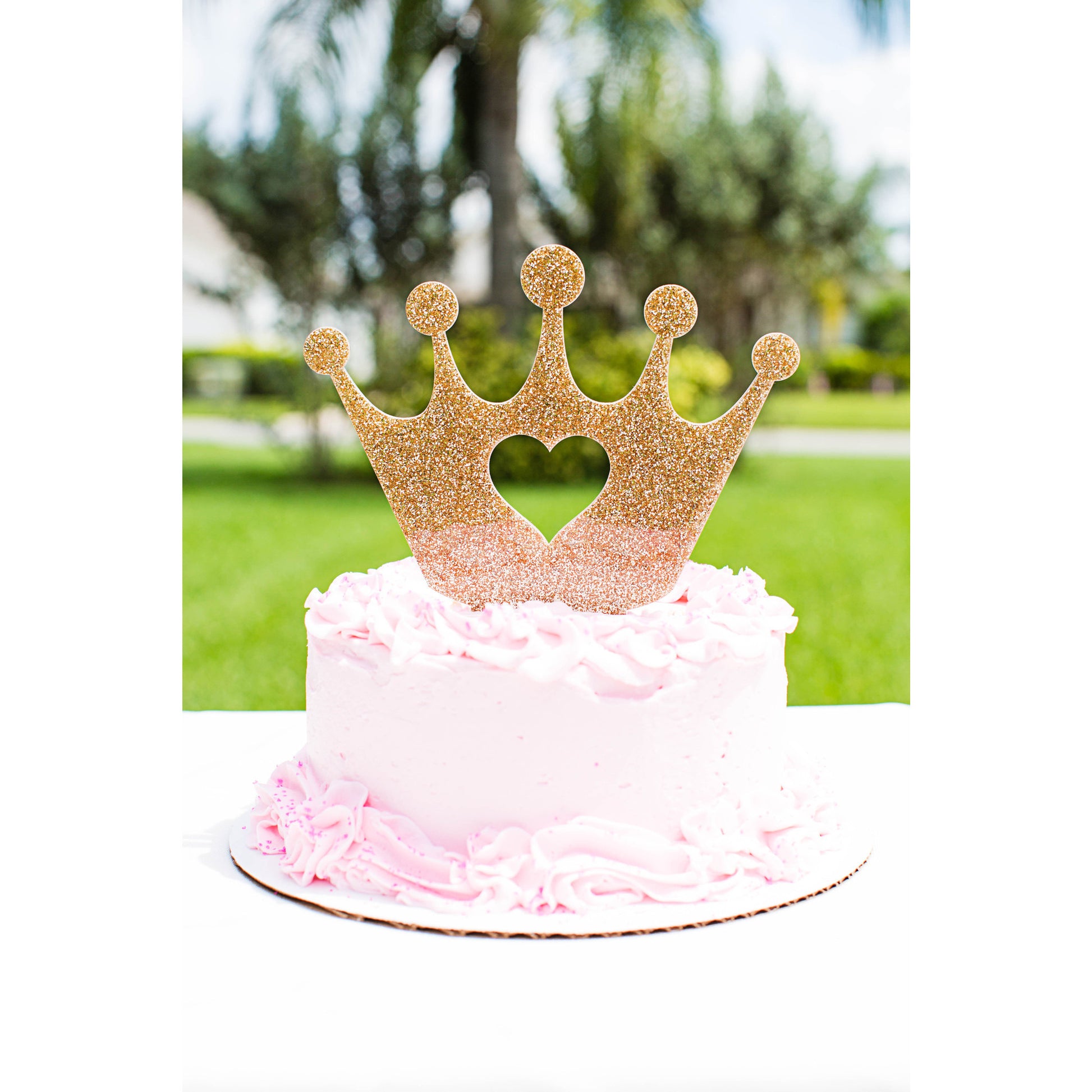Crown Princess Cake Topper for Birthday - Wedding Decor Gifts