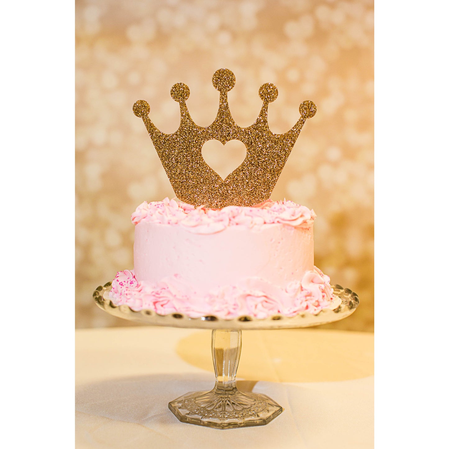 Crown Princess Cake Topper for Birthday - Wedding Decor Gifts