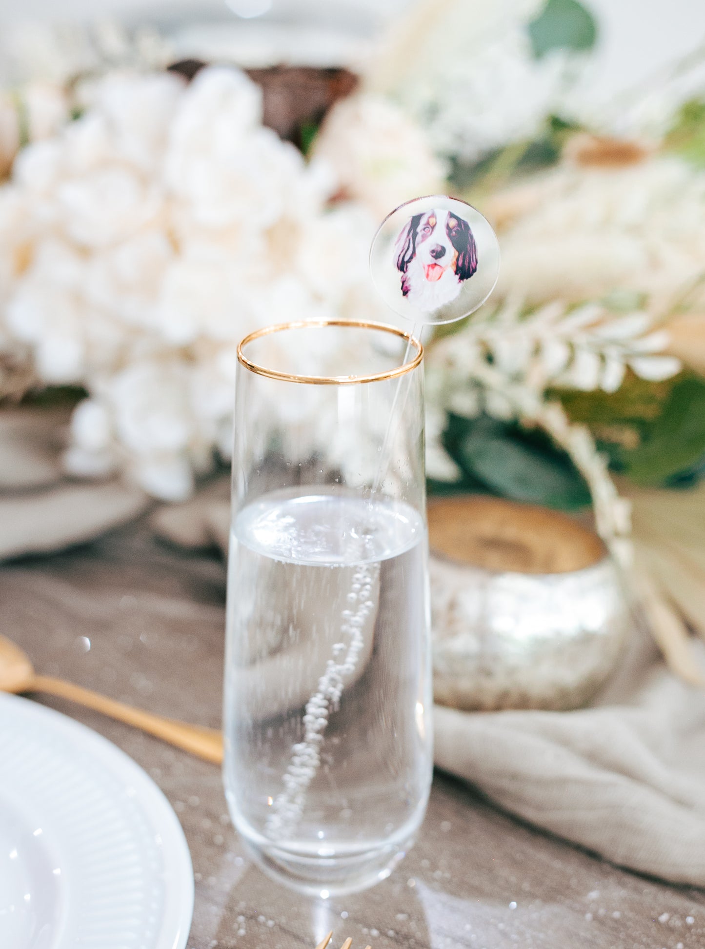 Pet Wedding Stir Sticks Dog or Cat Wedding or Bridal Shower Stir Sticks, Personalized Bar Decor Wedding Party Shower Drink Swizzle