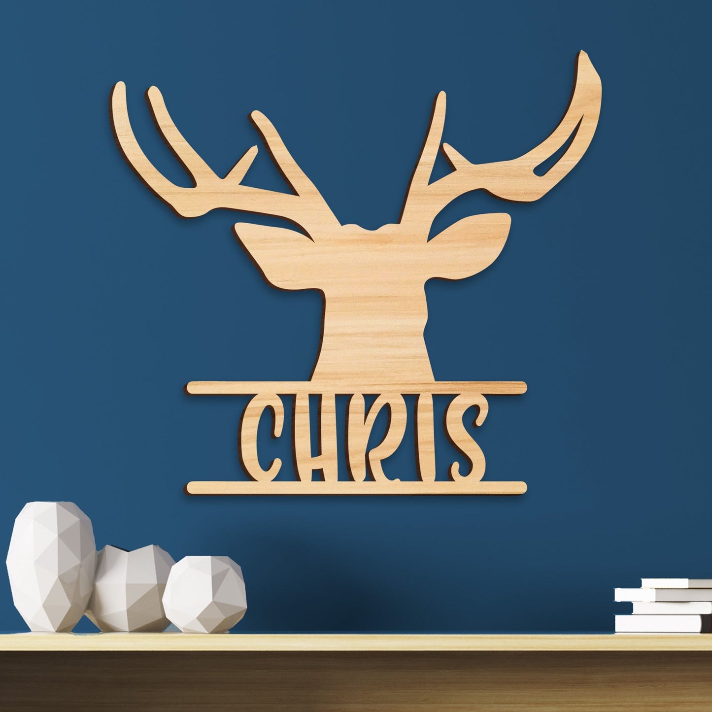 Deer Hunting Nursery Name Sign, Kids Room Decor