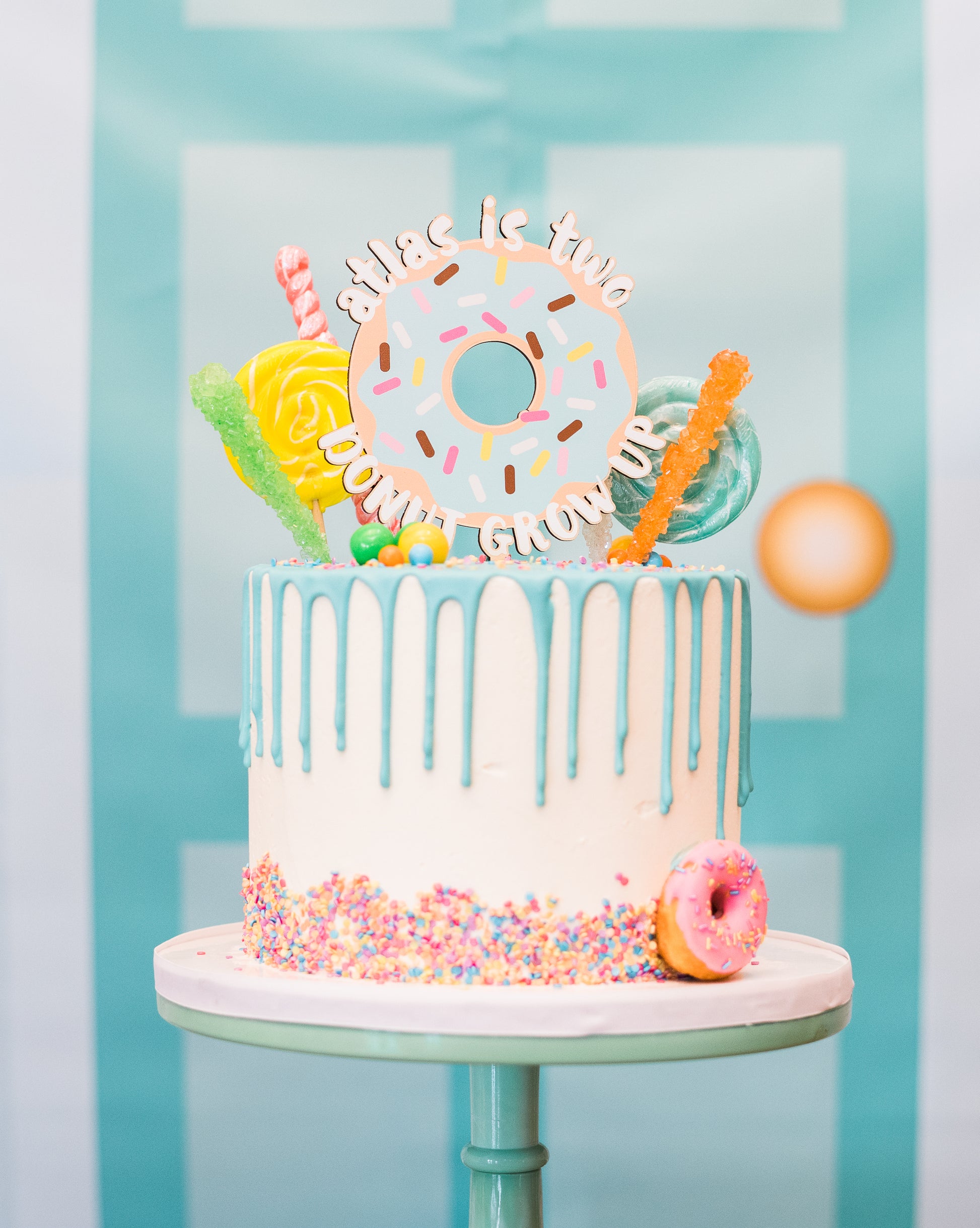 Donut Grow Up Cake Topper - Wedding Decor Gifts