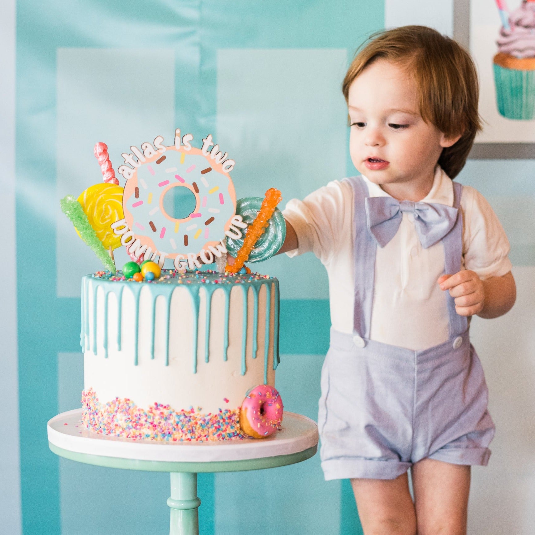 Donut Grow Up Cake Topper - Wedding Decor Gifts