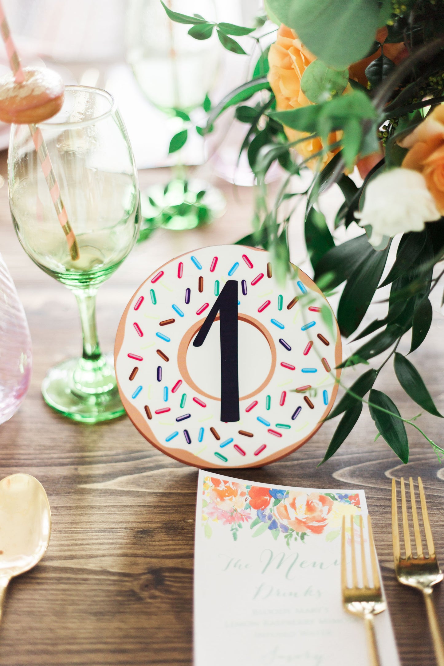 Donut Table Numbers - Wedding Decor Gifts