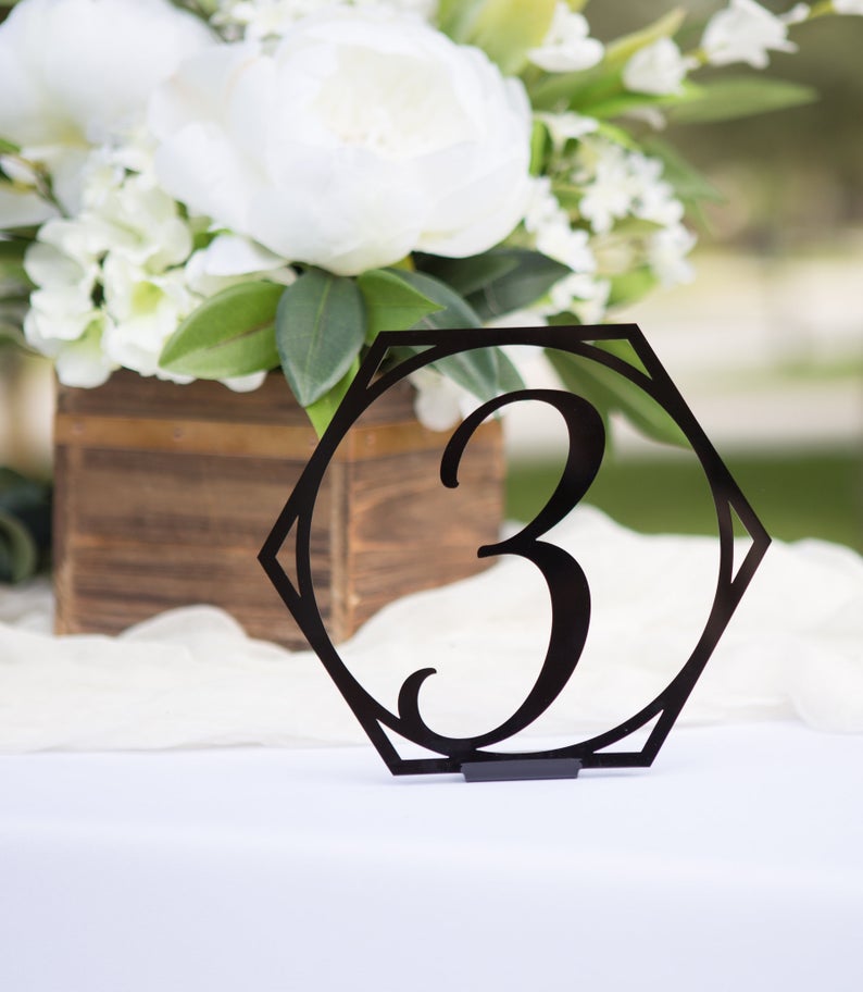 Fairytale Wedding Table Numbers - Wedding Decor Gifts