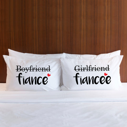 Engagement Gift Fiance Pillowcases - Wedding Decor Gifts
